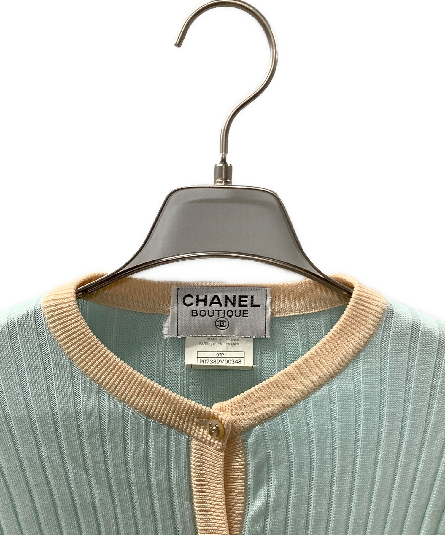 中古・古着通販】CHANEL (シャネル) アンサンブルニットカーディガン