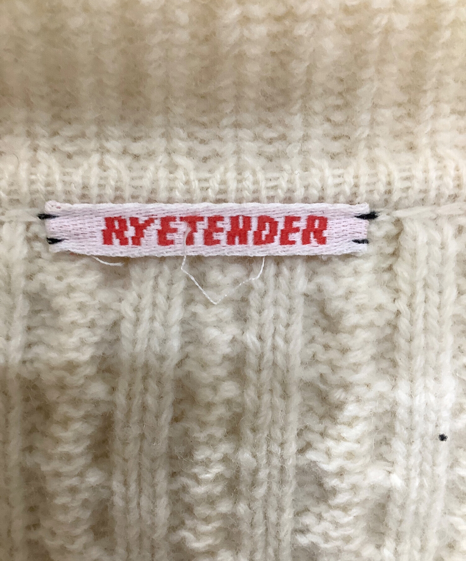 中古・古着通販】RYETENDER (ライテンダー) ケーブルニット 