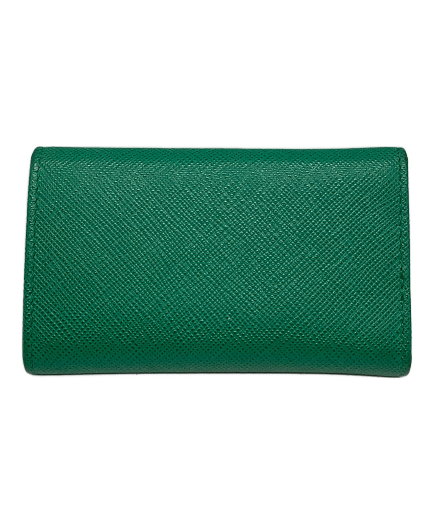中古・古着通販】PRADA (プラダ) サフィアーノトライアングル グリーン