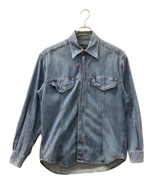 中古・古着通販】VERSACE (ヴェルサーチェ) デニムシャツ インディゴ
