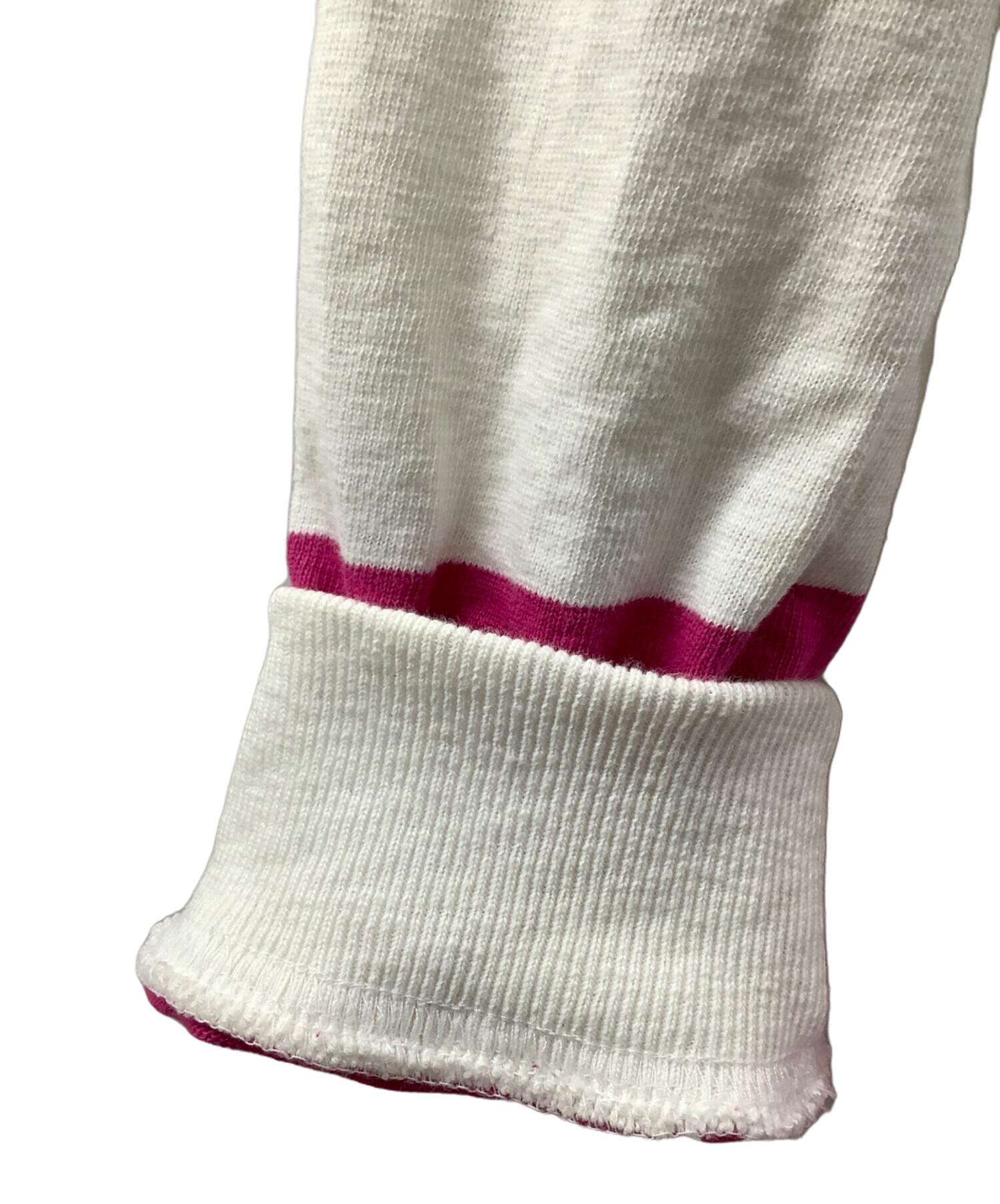 中古・古着通販】stussy (ステューシー) ラガーシャツ ピンク×グレー