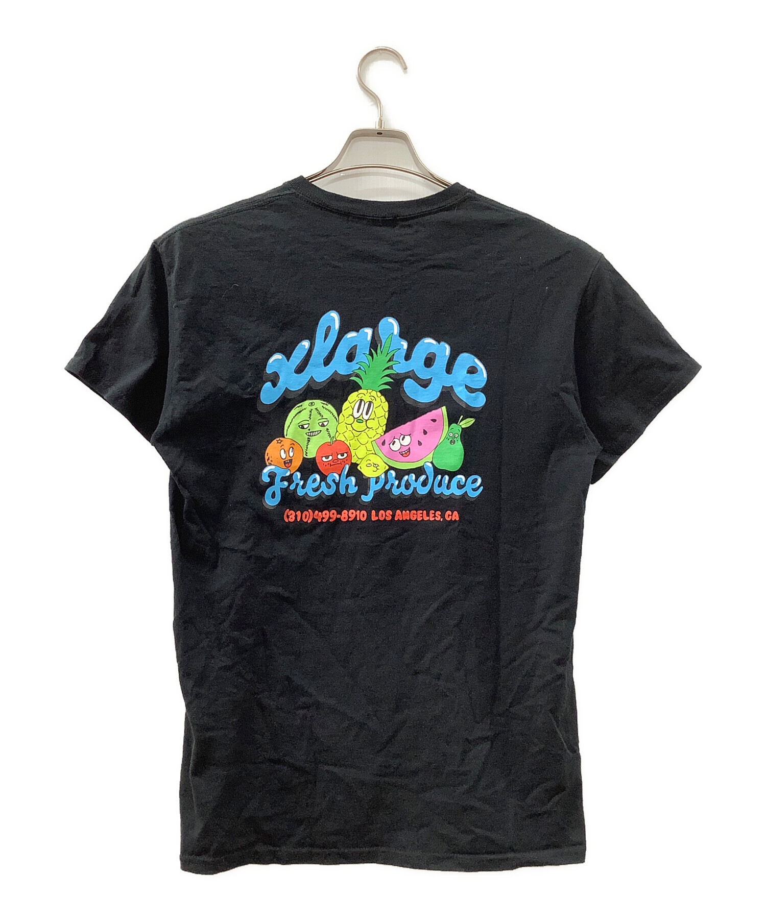 中古・古着通販】X-LARGE (エクストララージ) Tシャツ ブラック サイズ
