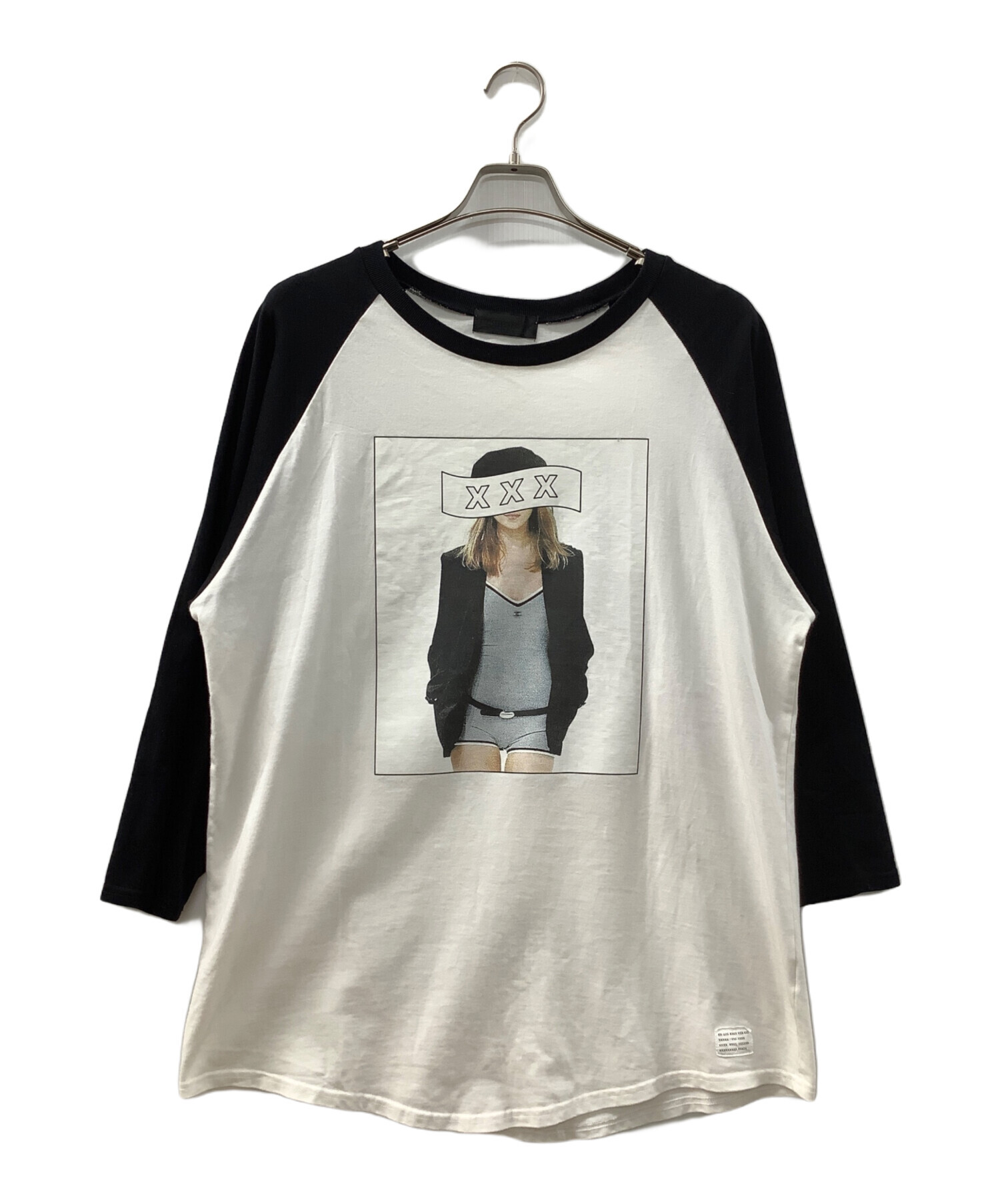 ゴッドセレクション トリプルエックス XXX ラグラン tシャツ GOD 