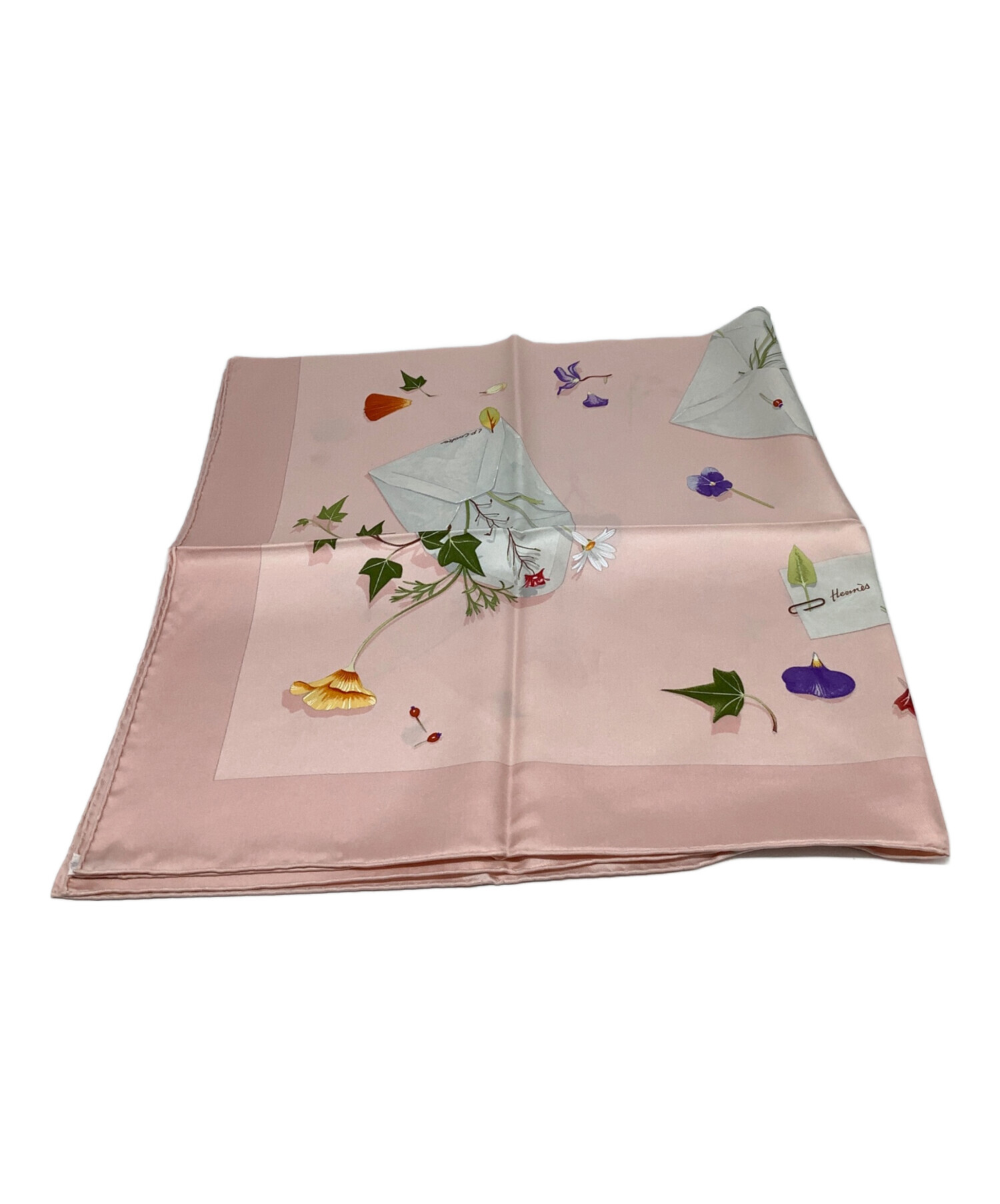 中古・古着通販】HERMES (エルメス) カレ90Des fleurs la dire 花の