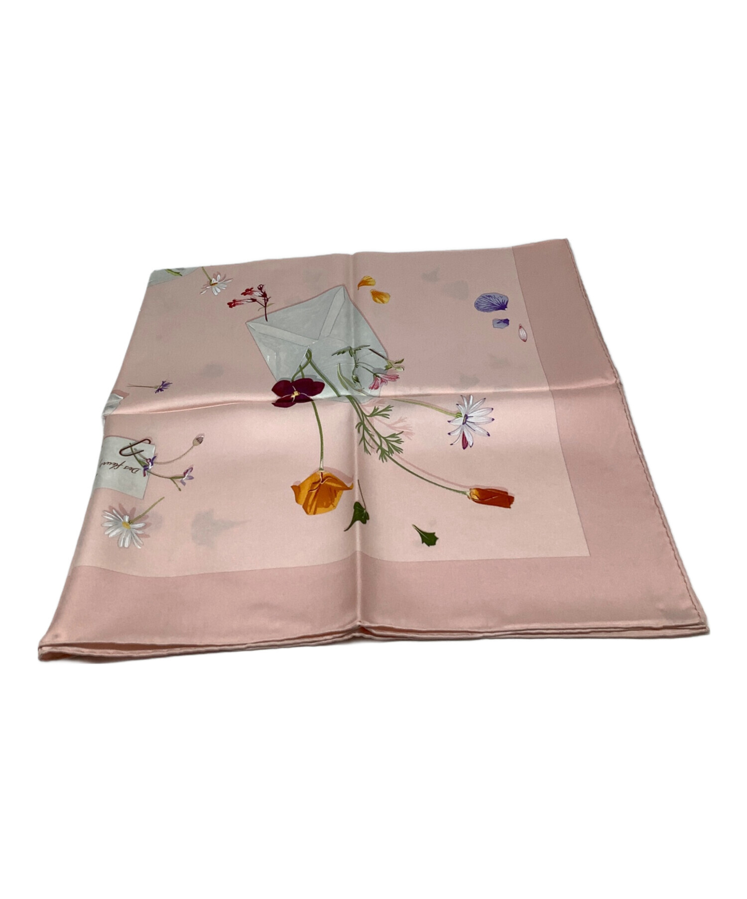 【未使用レア】花の手紙 FleursPourLeDire プチカレ スカーフ 未使用！HERMES 花の手紙 FleursPourLeDire プチスカーフ - メルカリ