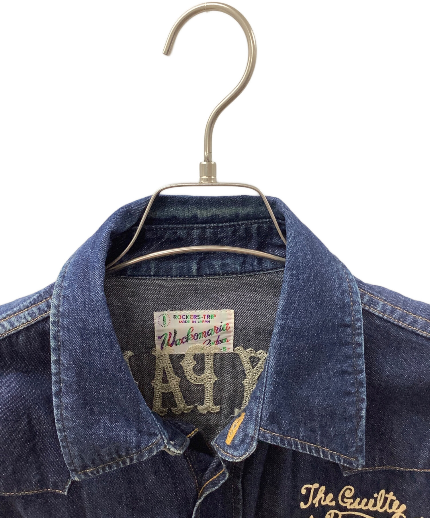 中古・古着通販】WACKO MARIA (ワコマリア) 刺繍デニムシャツ