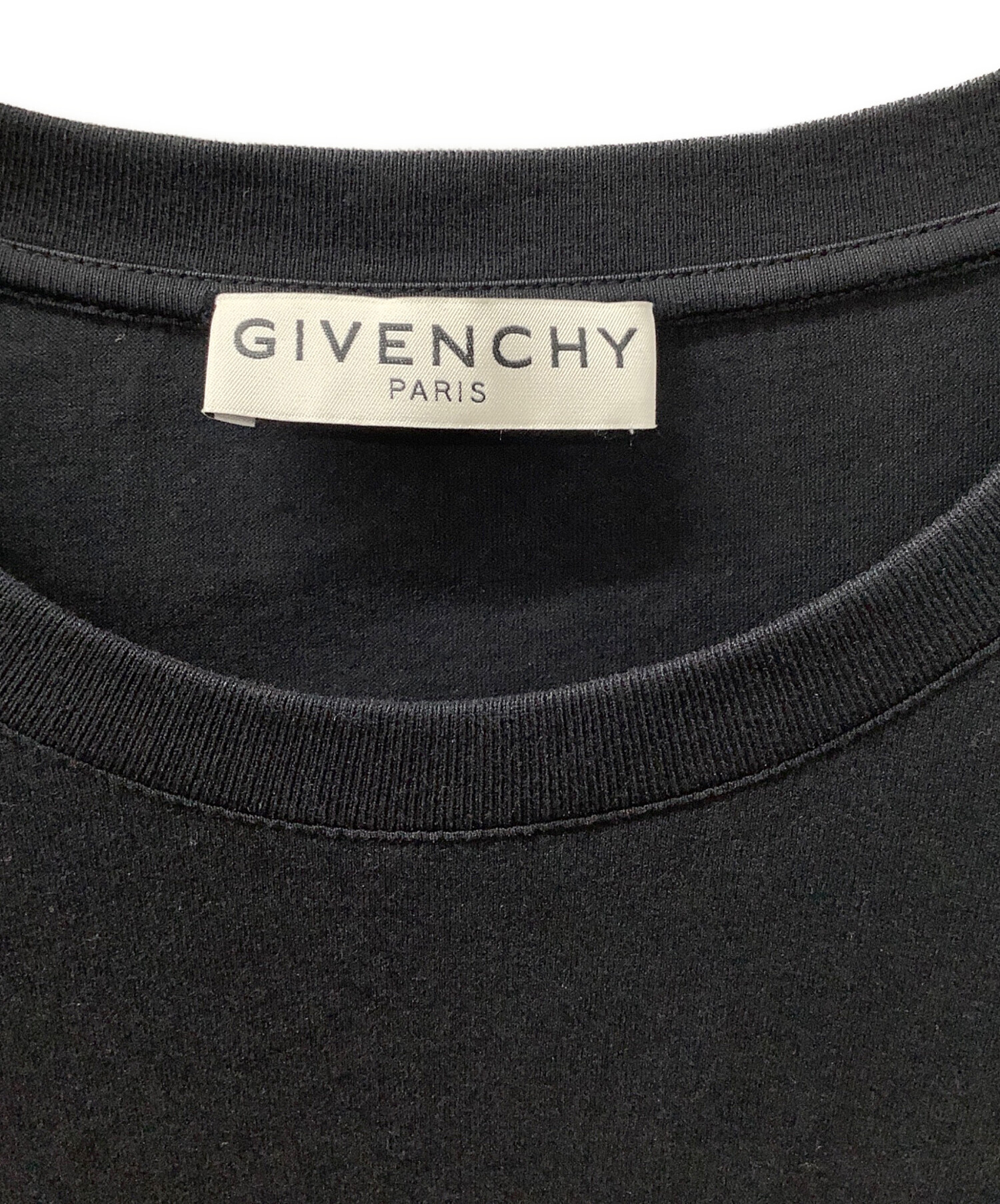 中古・古着通販】GIVENCHY (ジバンシィ) 3DロゴTシャツ ブラック 中古・古着通販】GIVENCHY (ジバンシィ) 3DロゴTシャツ ブラック