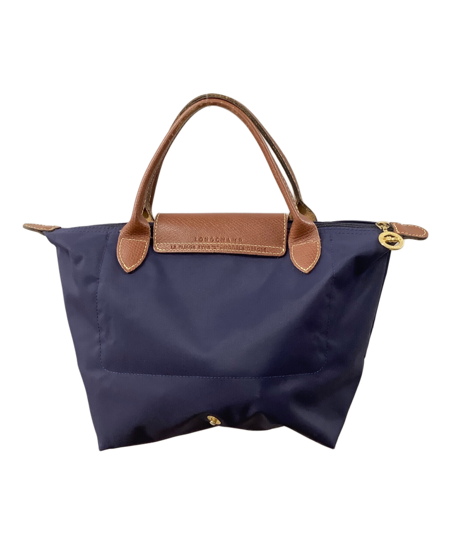 中古・古着通販】LONGCHAMP (ロンシャン) ルプリアージュS ネイビー