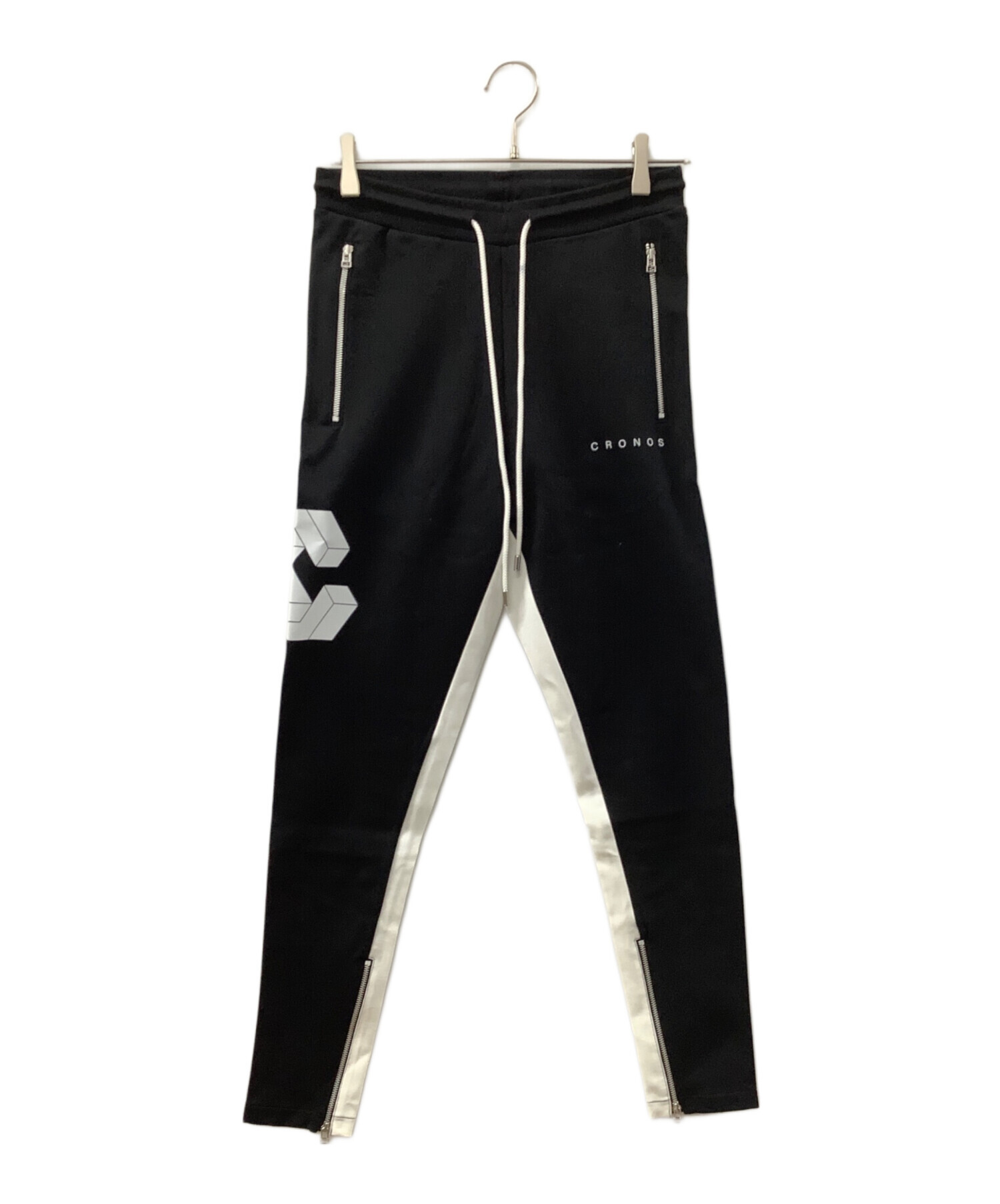 CRONOS クロノスジョガーパンツ 中古・古着通販】CRONOS (クロノス) ジョガーパンツ ブラック サイズ:M