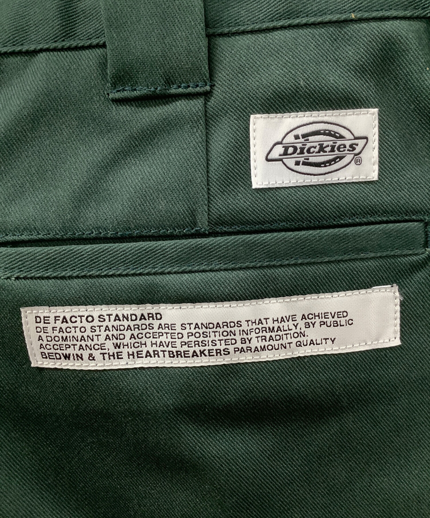 チビタグ 80s Dickies Chino 31 グリーン チノパン デッド 中古・古着通販】Dickies (ディッキーズ) チノパン グリーン サイズ:3