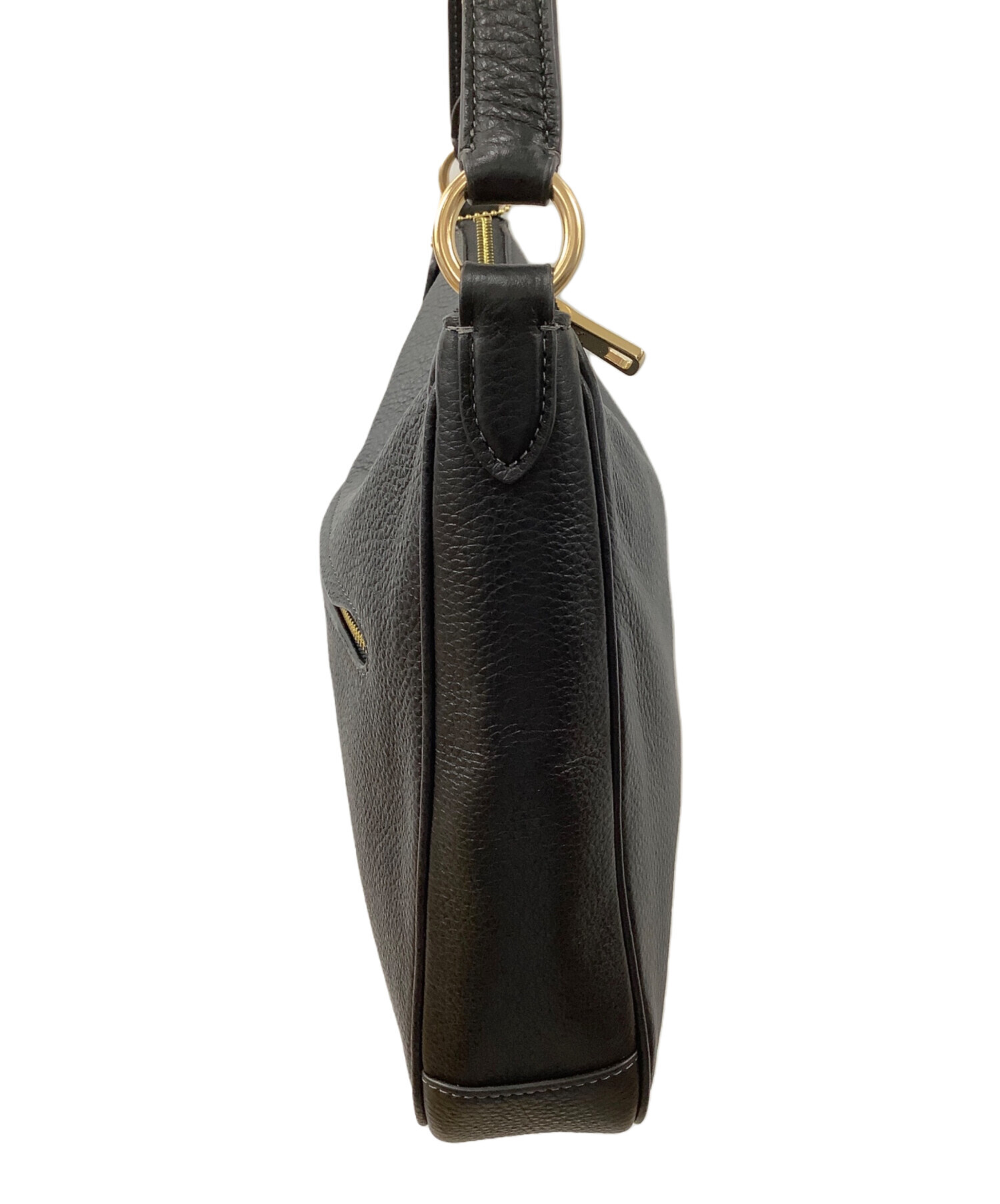 コーチ　エリーファイルバッグ　ブラック 中古・古着通販】COACH (コーチ) エリー ファイル バッグ ブラック