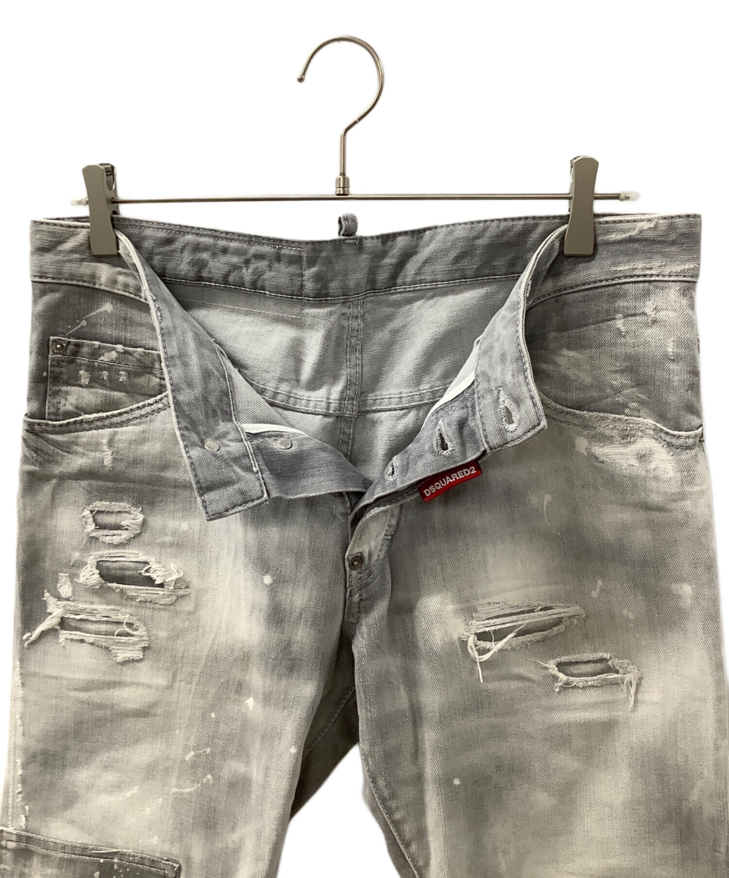 中古・古着通販】DSQUARED2 (ディースクエアード) デニムパンツ グレー