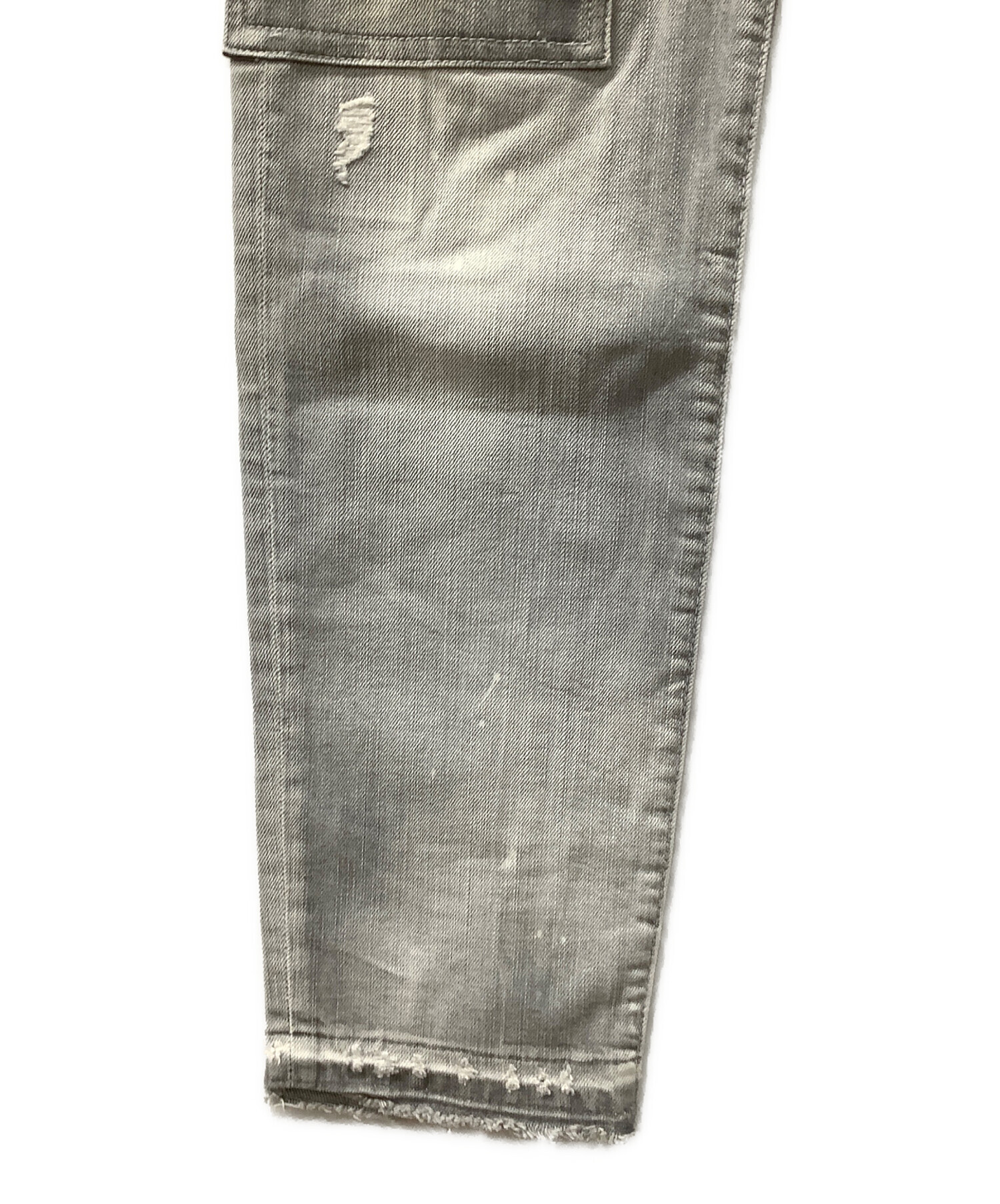 中古・古着通販】DSQUARED2 (ディースクエアード) デニムパンツ グレー