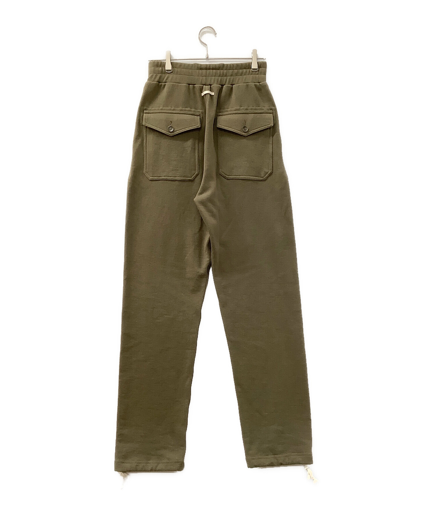 パンツ kinema sweat slacks 中古・古着通販】Kinema (キネマ) スウェットパンツ オリーブ サイズ:M