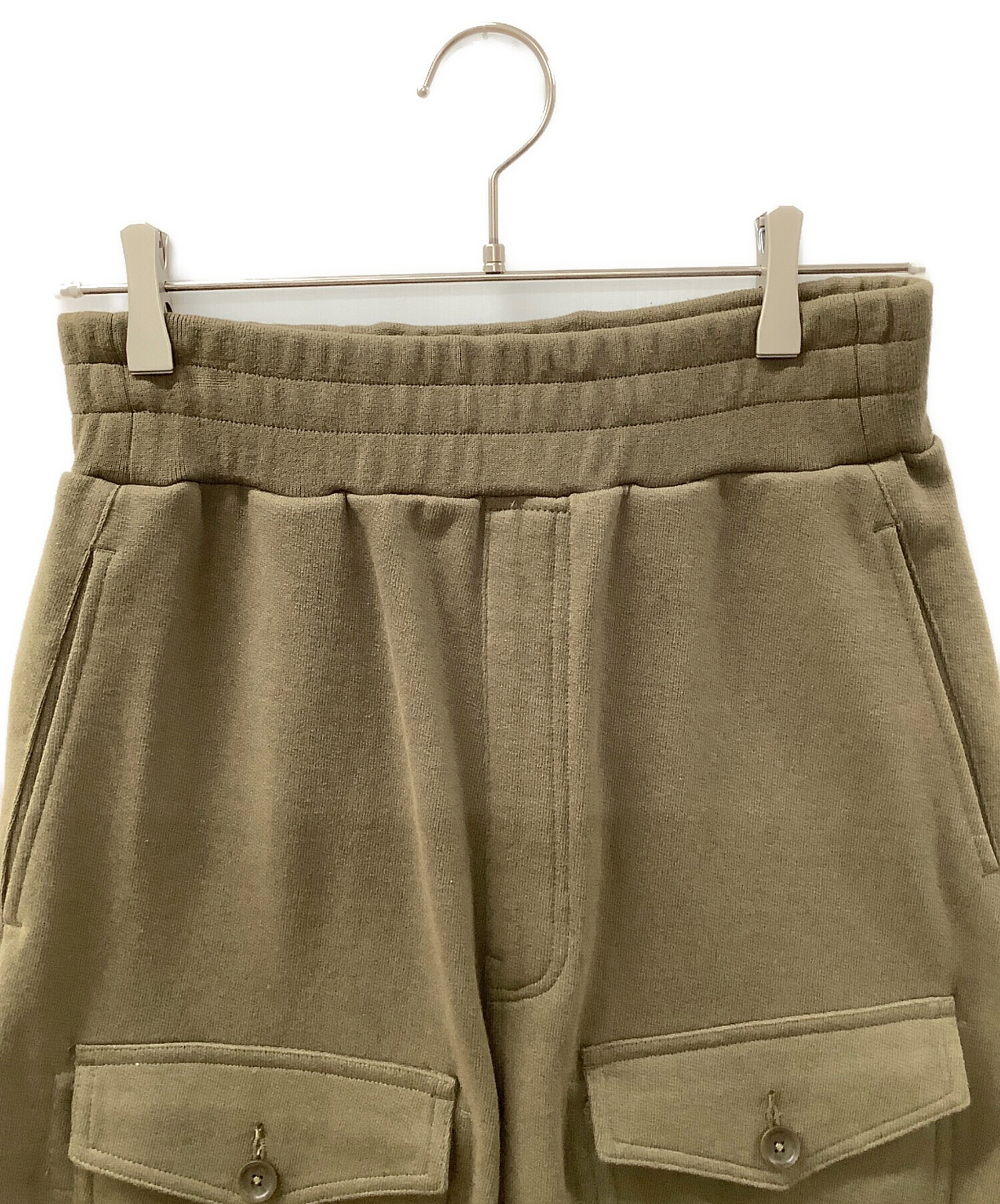 パンツ kinema sweat slacks 中古・古着通販】Kinema (キネマ) スウェットパンツ オリーブ サイズ:M