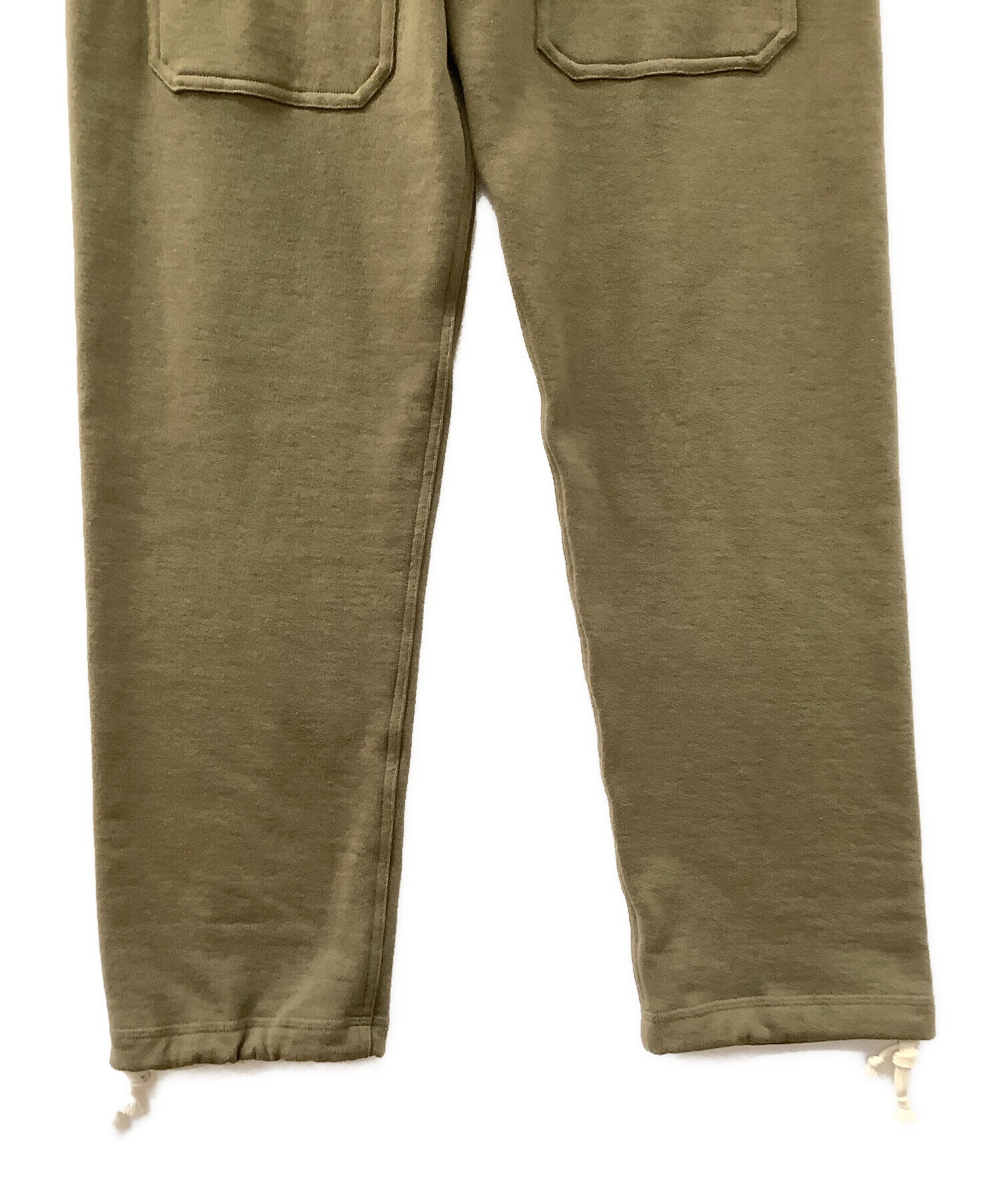 パンツ kinema sweat slacks 中古・古着通販】Kinema (キネマ) スウェットパンツ オリーブ サイズ:M