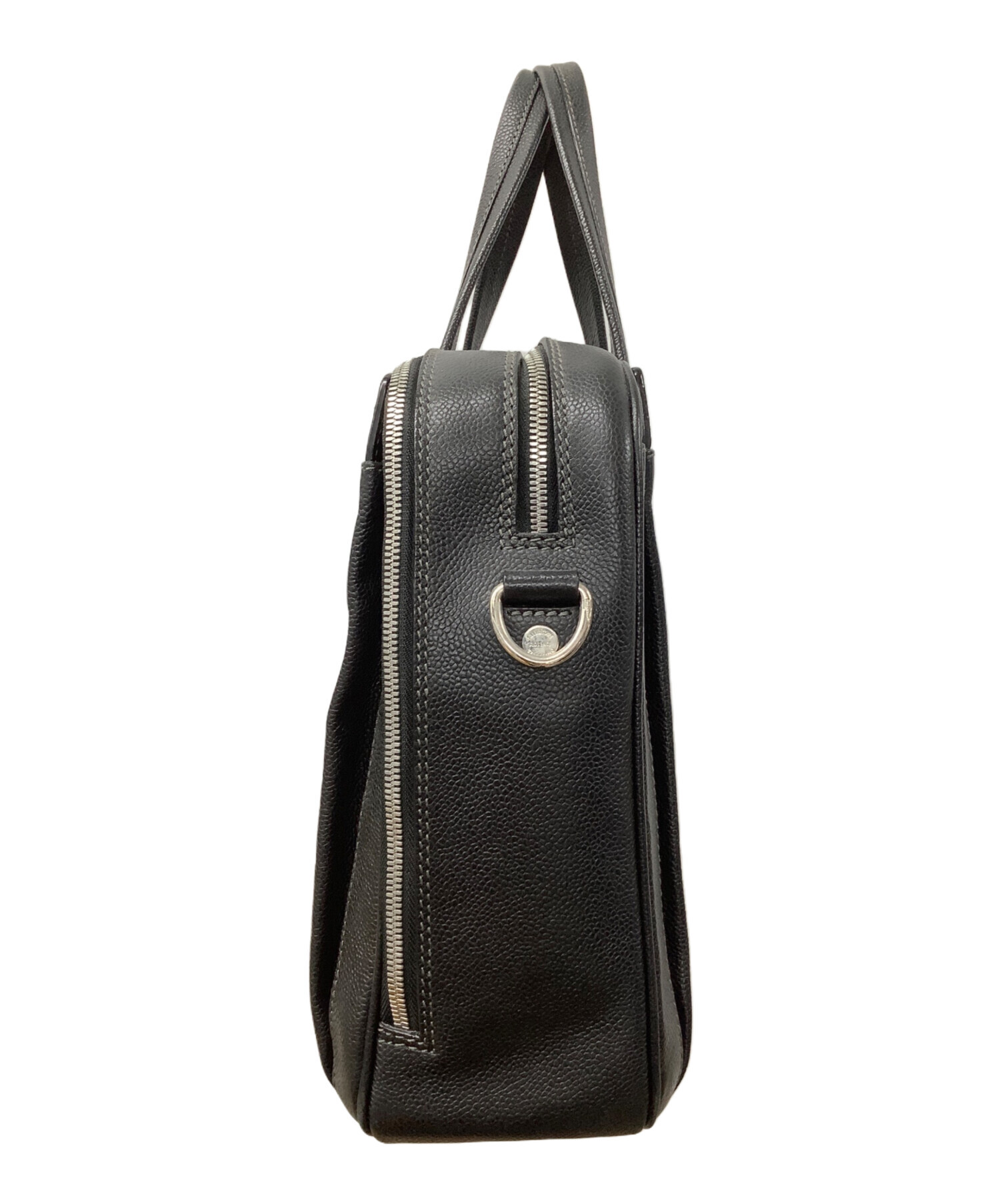 【美品】サルヴァトーレフェラガモ ビジネスバッグ 2way レザー ブラック Salvatore Ferragamo レザービジネスバッグ メンズバッグ 【公式通販】