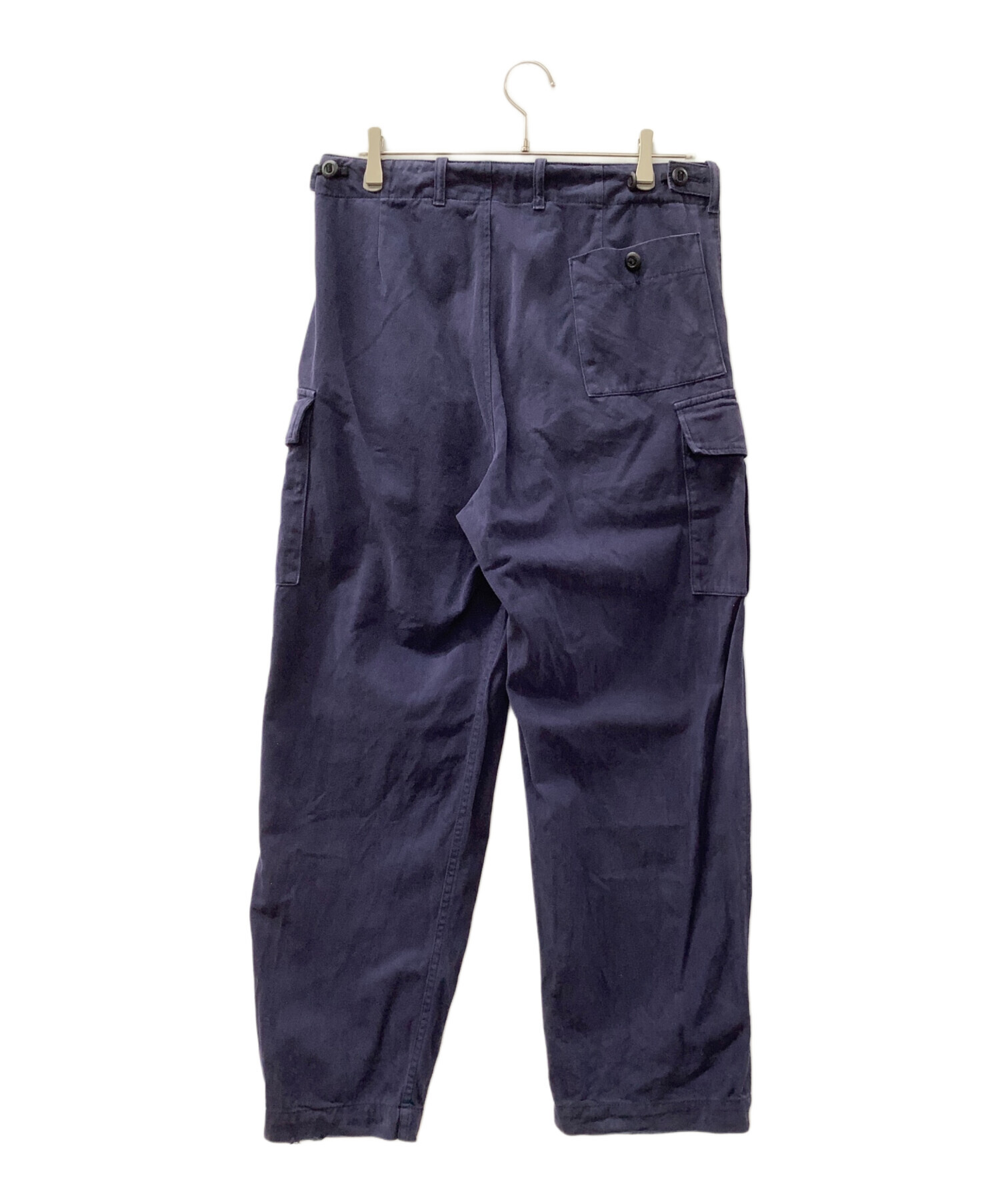 中古・古着通販】TROUSERS (トラウザーズ) カーゴパンツ ネイビー
