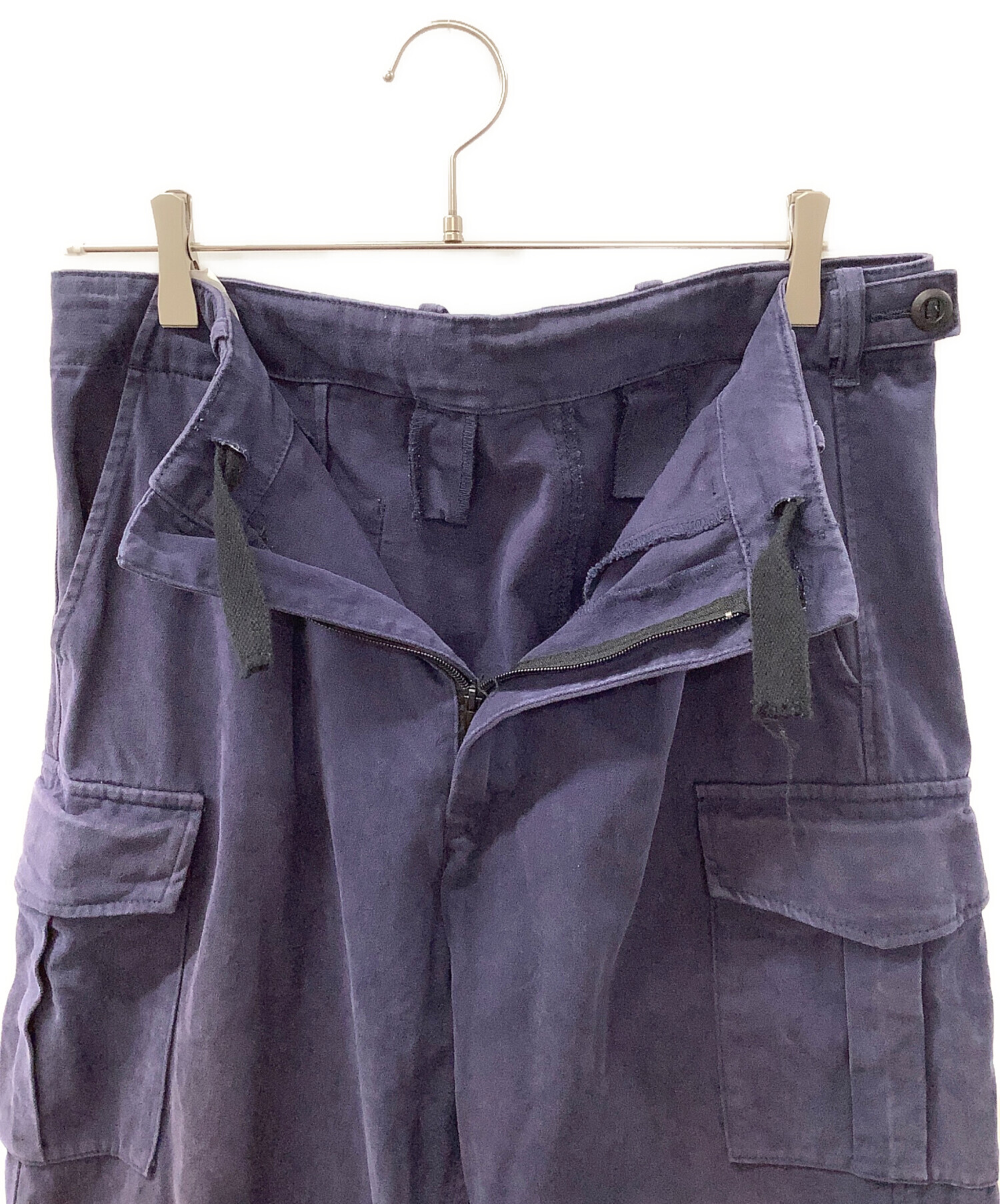 中古・古着通販】TROUSERS (トラウザーズ) カーゴパンツ ネイビー