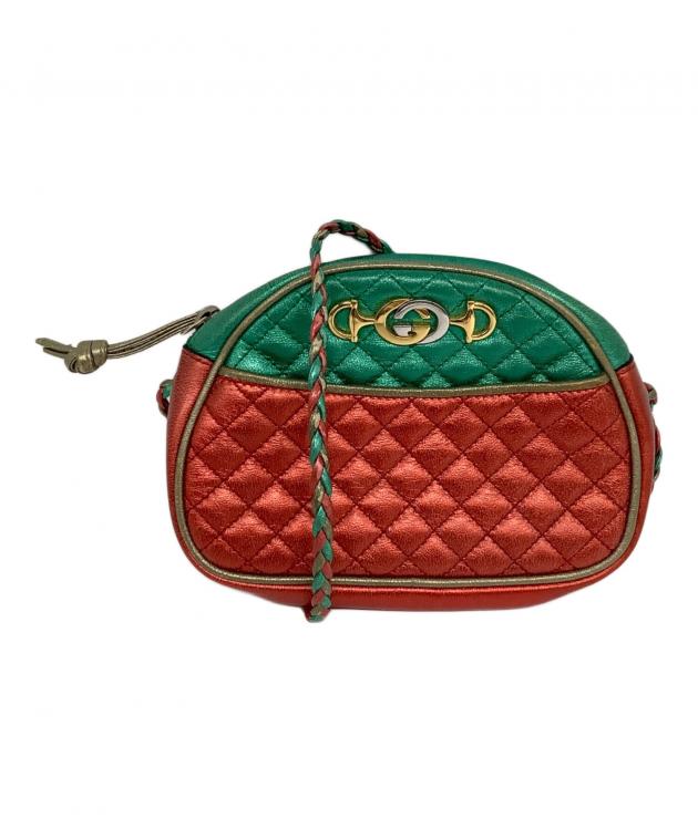 中古・古着通販】GUCCI (グッチ) キルティングミニショルダーバッグ 