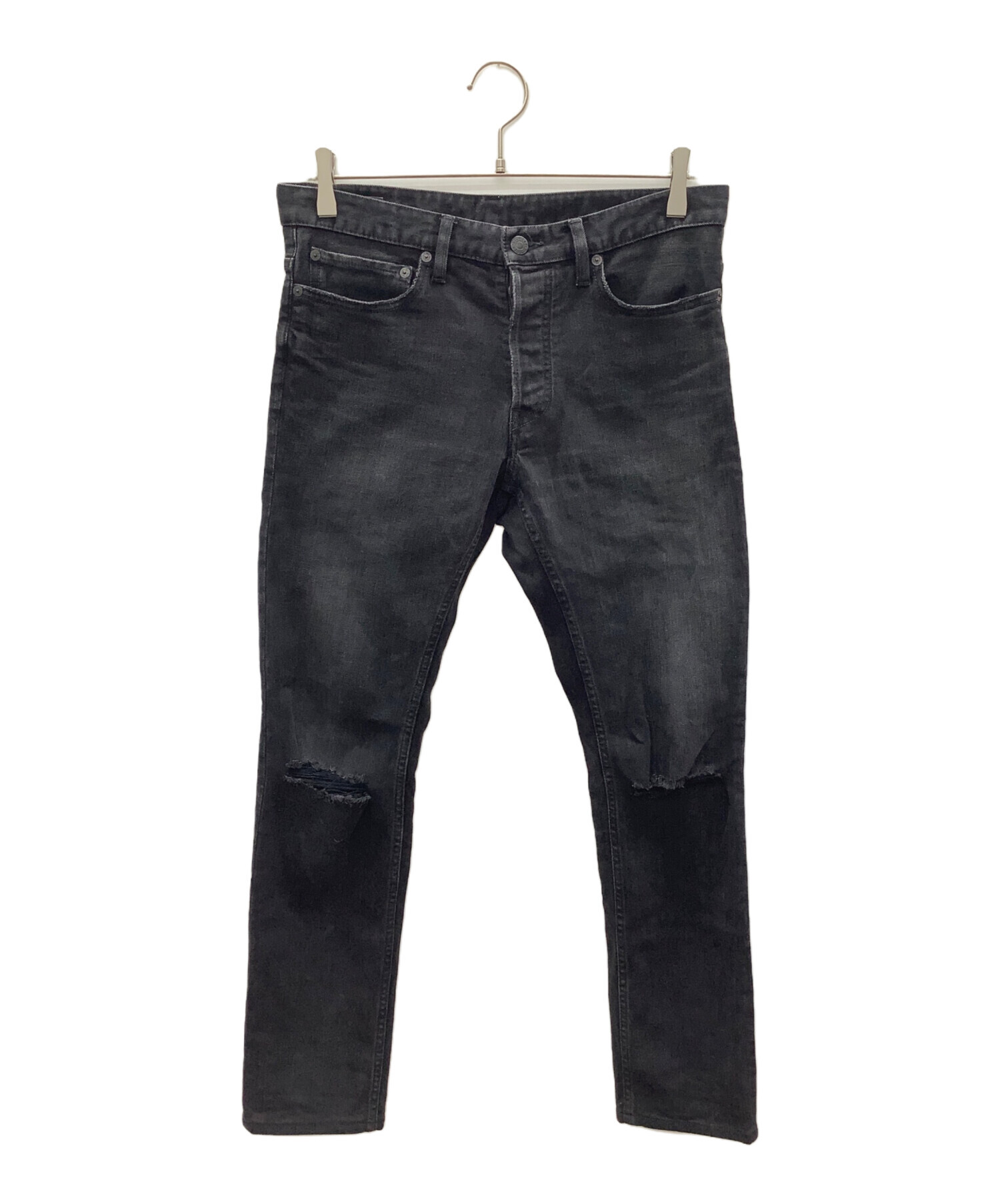 中古・古着通販】MINEDENIM (マインデニム) デニムパンツ ブラック