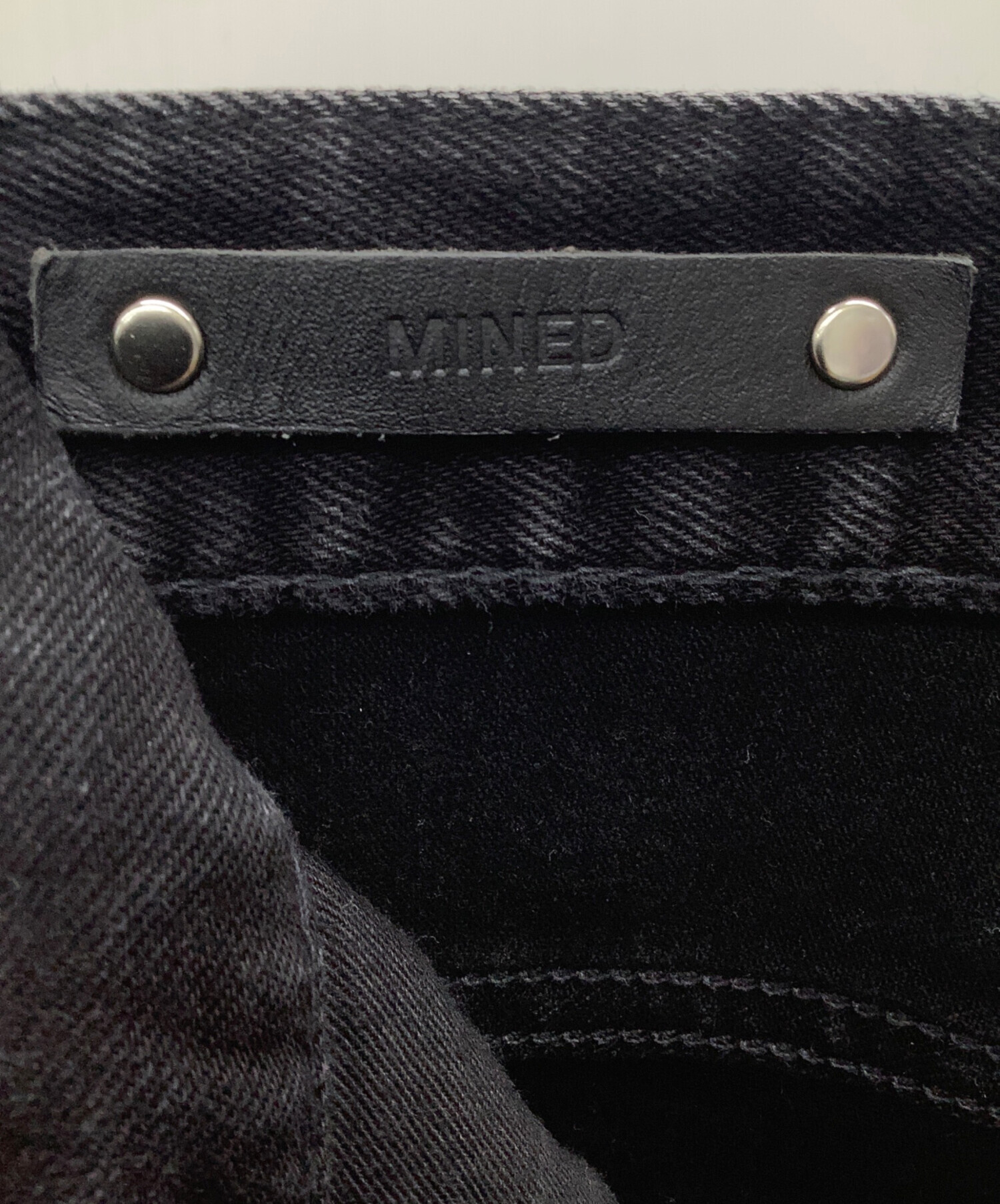 中古・古着通販】MINEDENIM (マインデニム) デニムパンツ ブラック