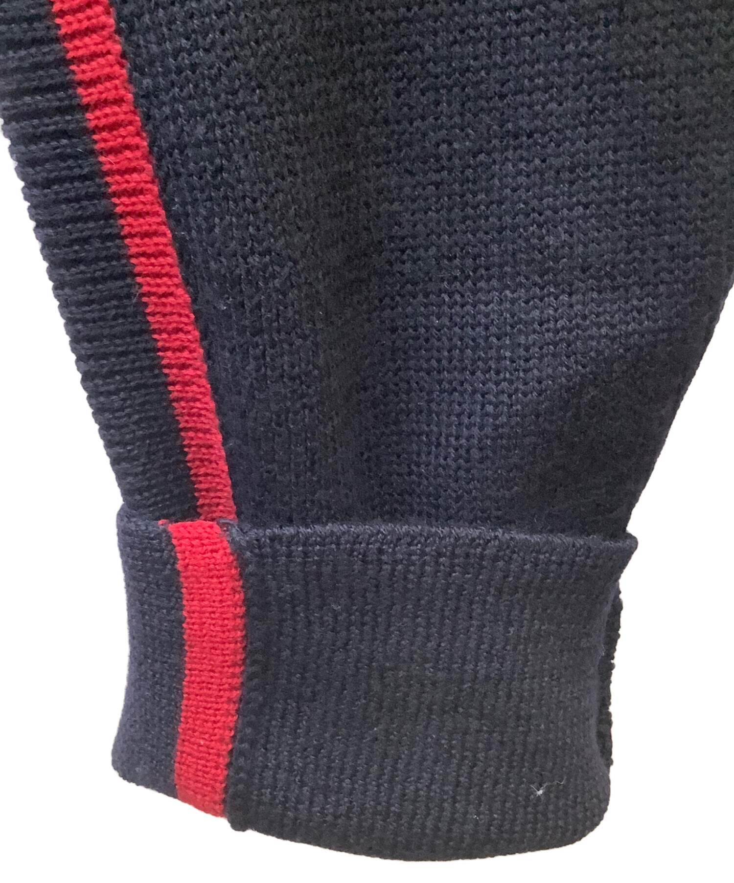 中古・古着通販】MARNI (マルニ) ウールパンツ ネイビー×レッド サイズ