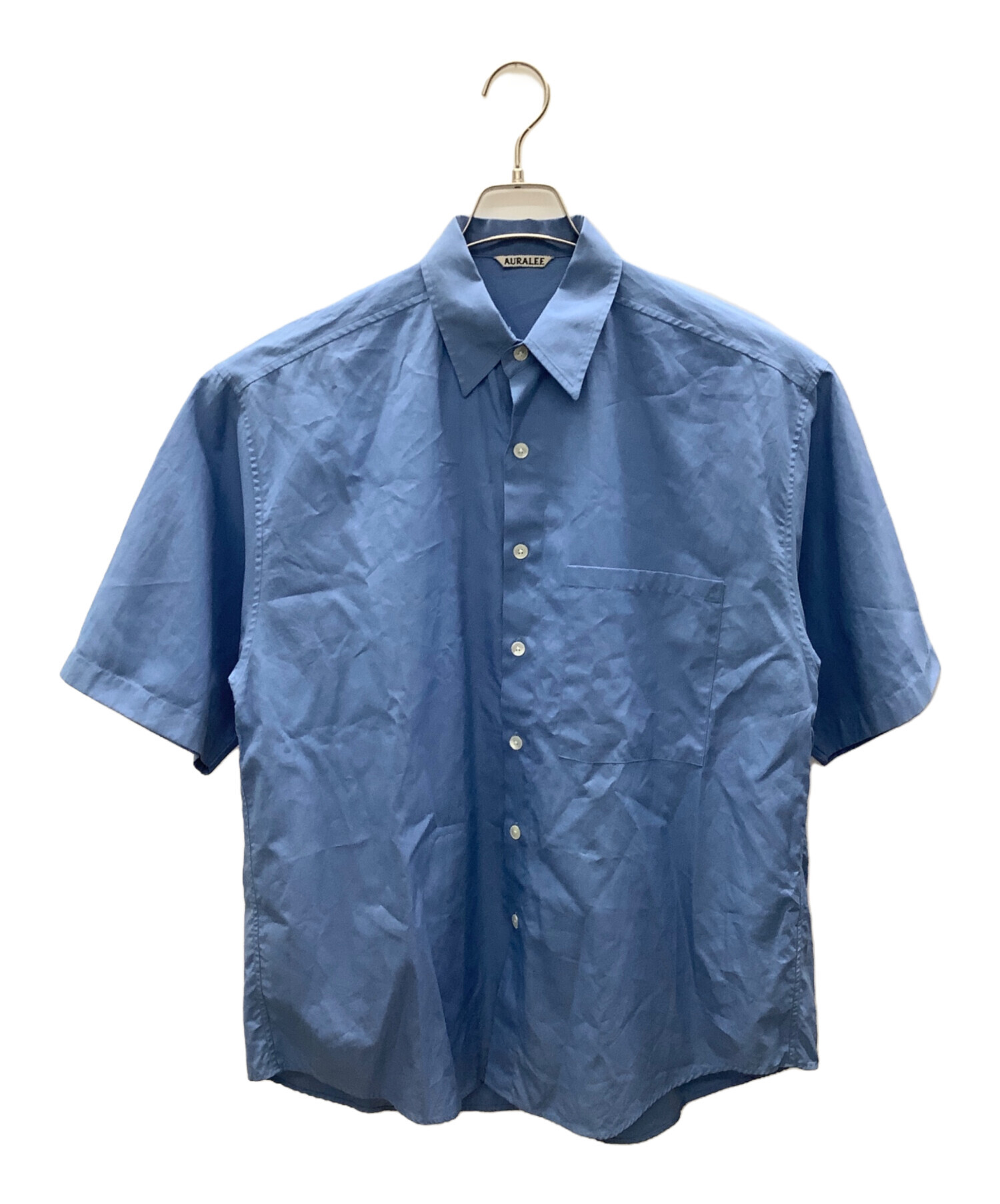 中古・古着通販】AURALEE (オーラリー) 半袖シャツ スカイブルー