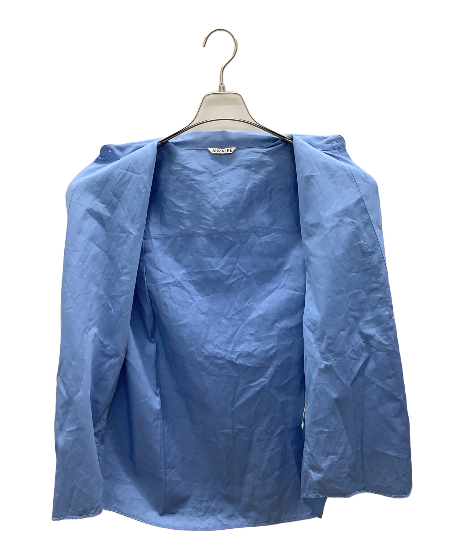 中古・古着通販】AURALEE (オーラリー) 半袖シャツ スカイブルー