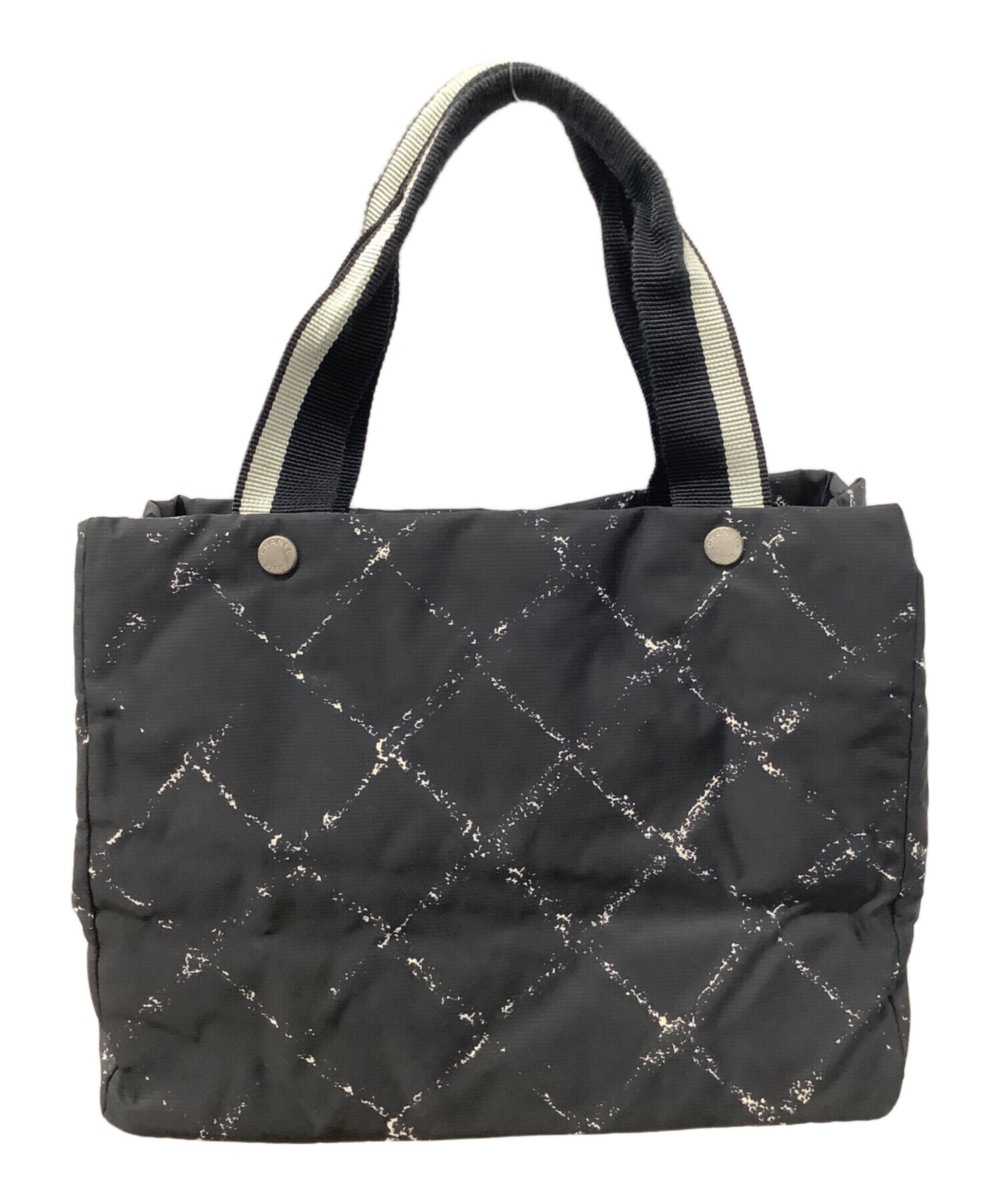 中古・古着通販】CHANEL (シャネル) 旧トラベルライントートバッグ 