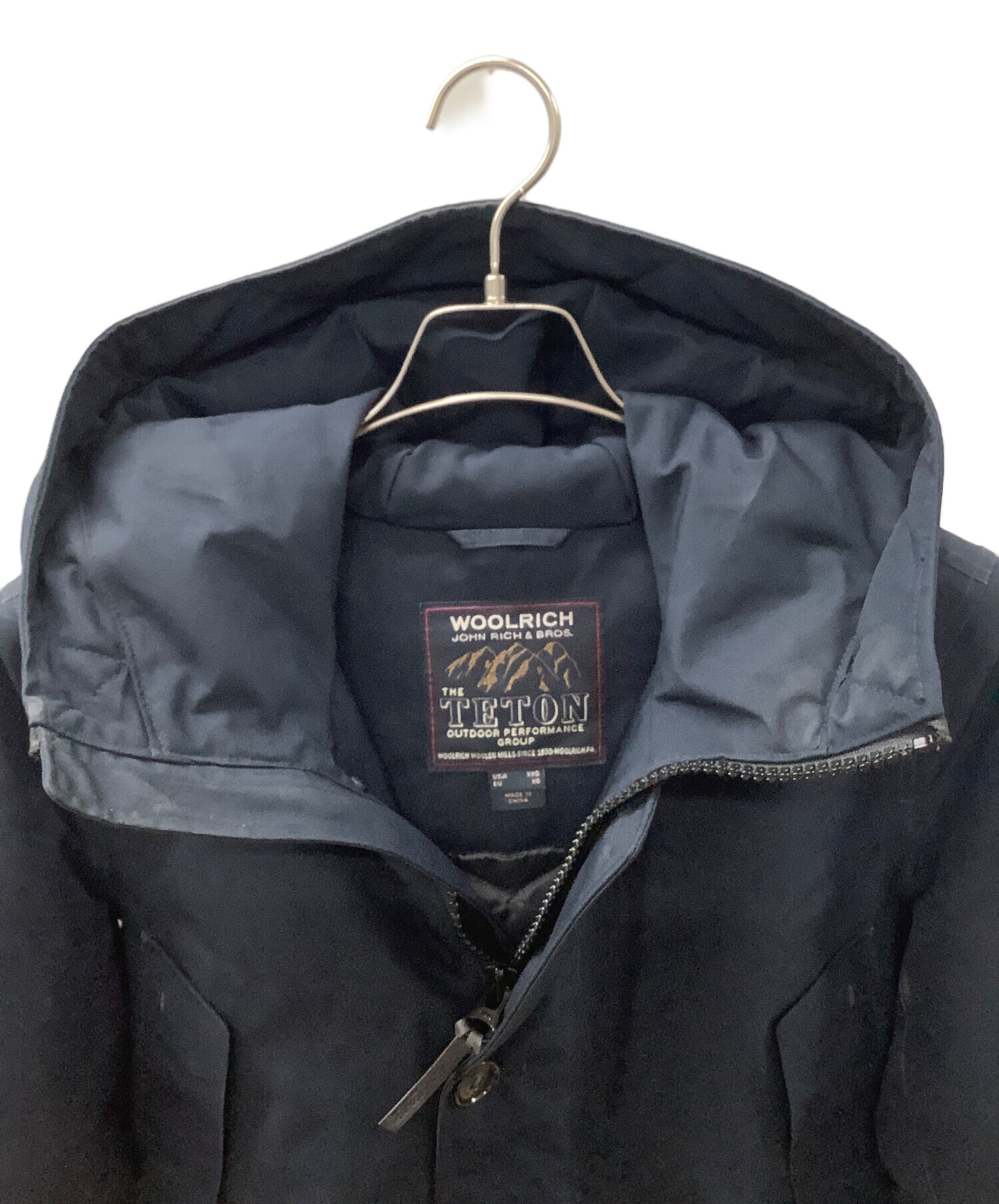 中古・古着通販】WOOLRICH (ウールリッチ) ダウンジャケット ネイビー