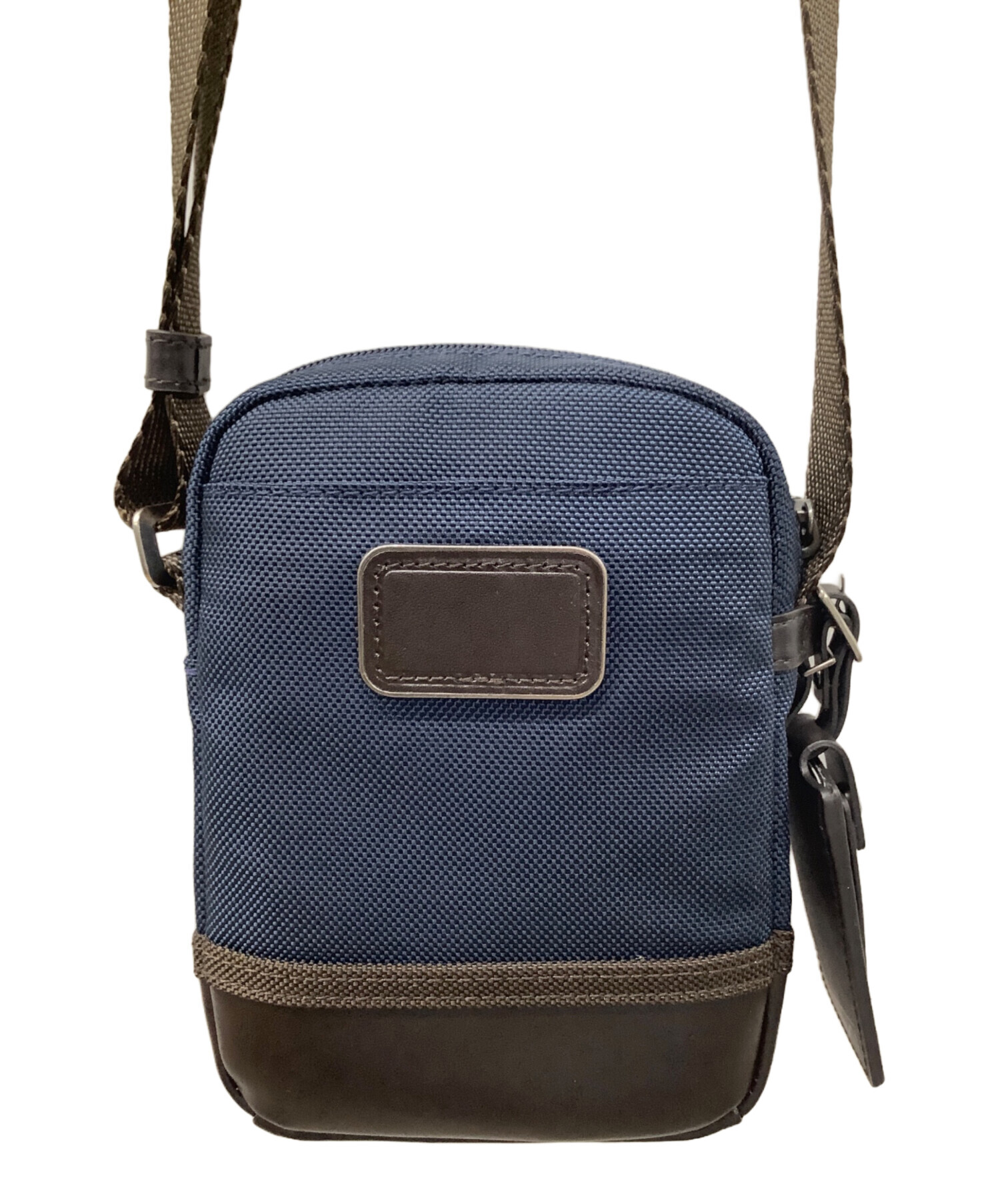 バッグ r TUMI＊ショルダーバック＊ネイビー×ブラウン＊