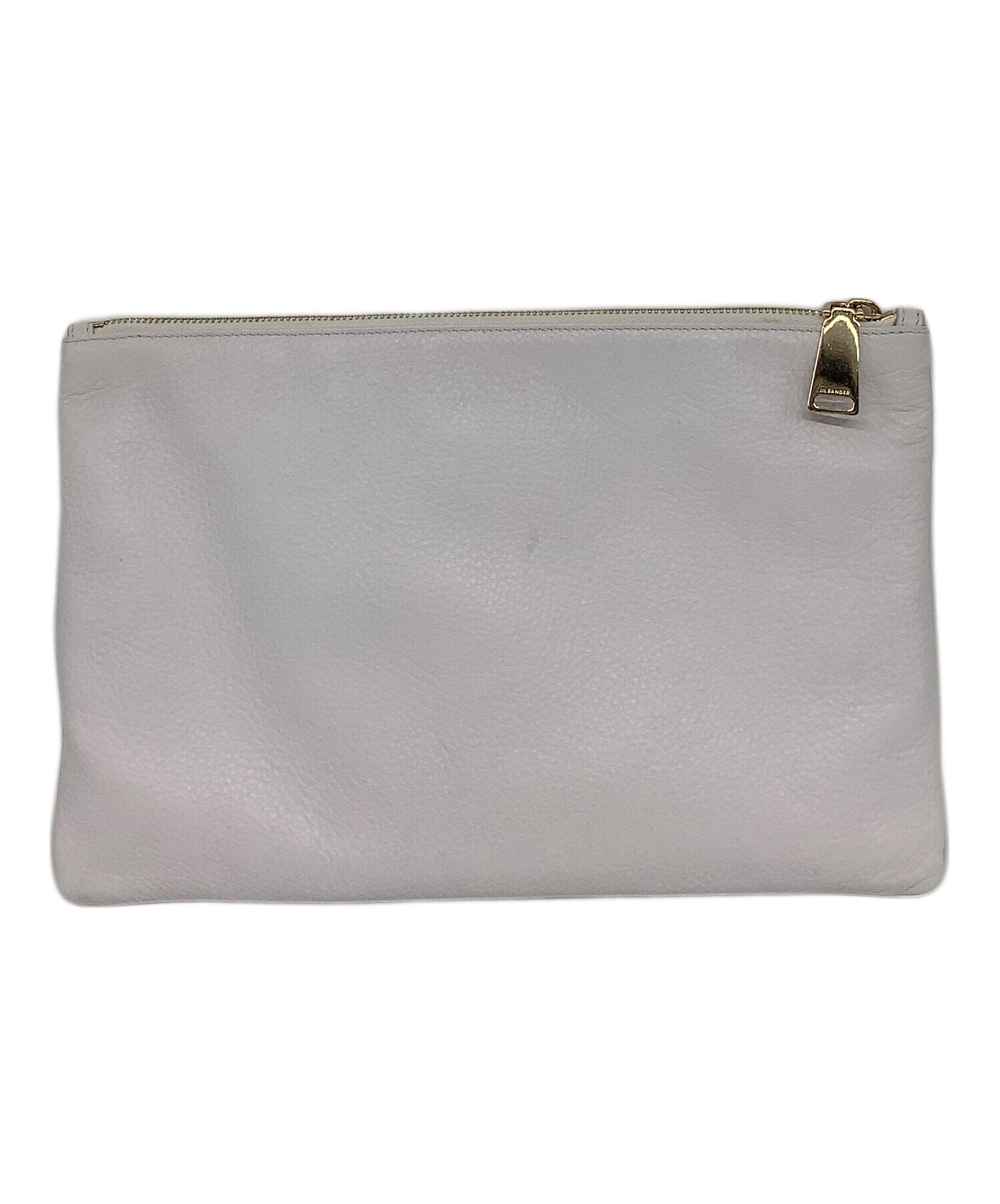 中古・古着通販】JIL SANDER (ジルサンダー) クラッチバッグ ホワイト