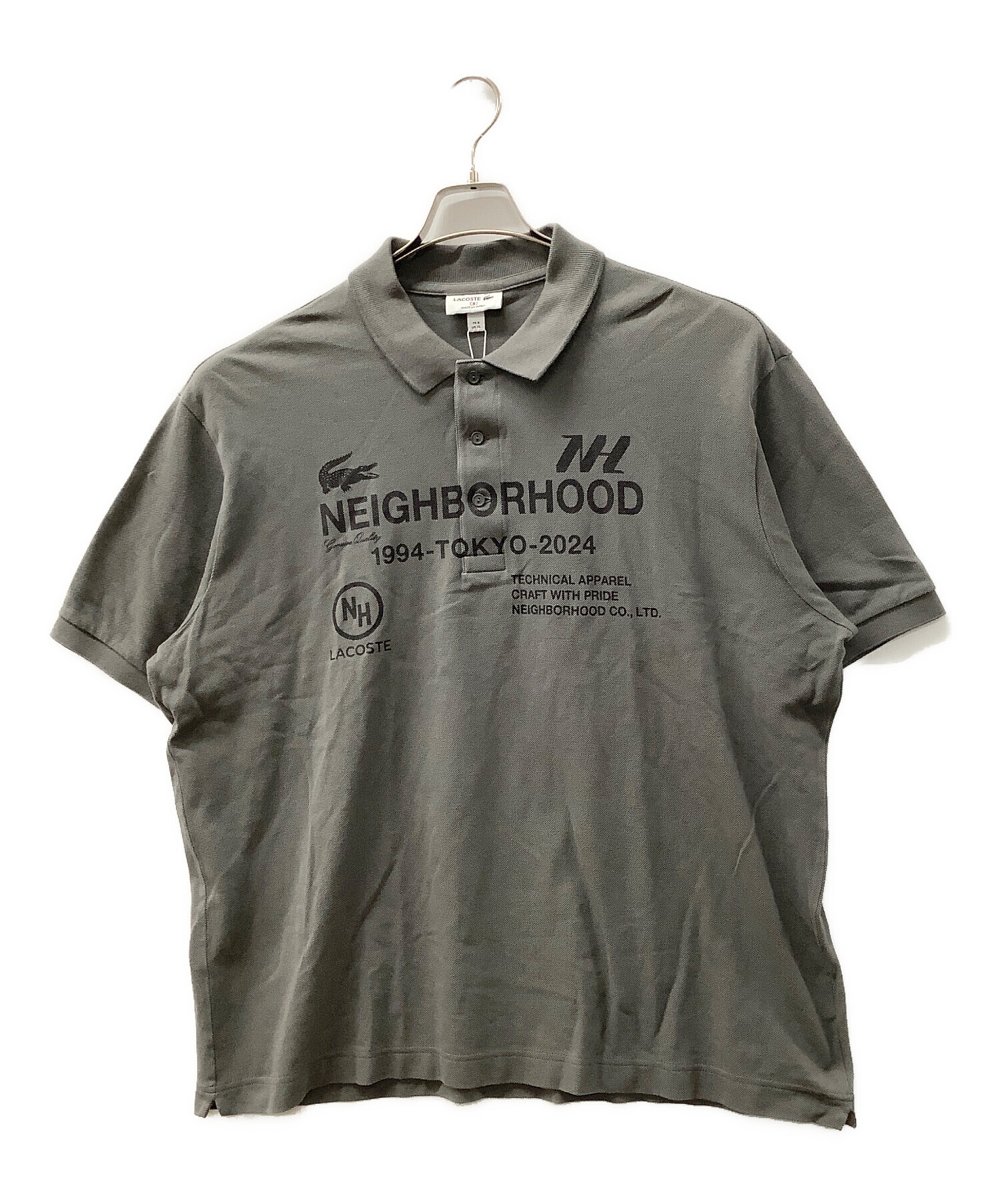 NEIGHBORHOOD LACOSTE グレー ポロシャツ XL 中古・古着通販】LACOSTE (ラコステ) NEIGHBORHOOD (ネイバーフッド