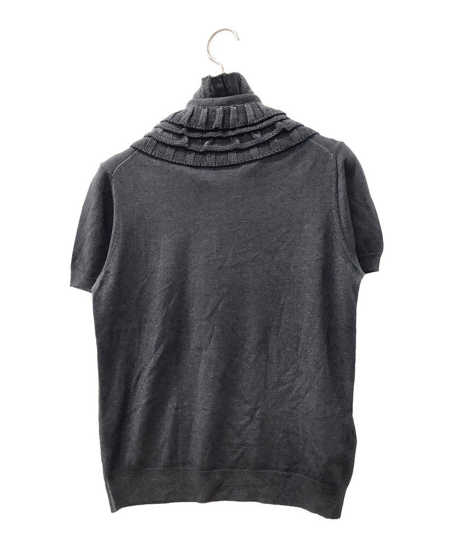 中古・古着通販】PRADA (プラダ) 薄手ニット グレー サイズ:42