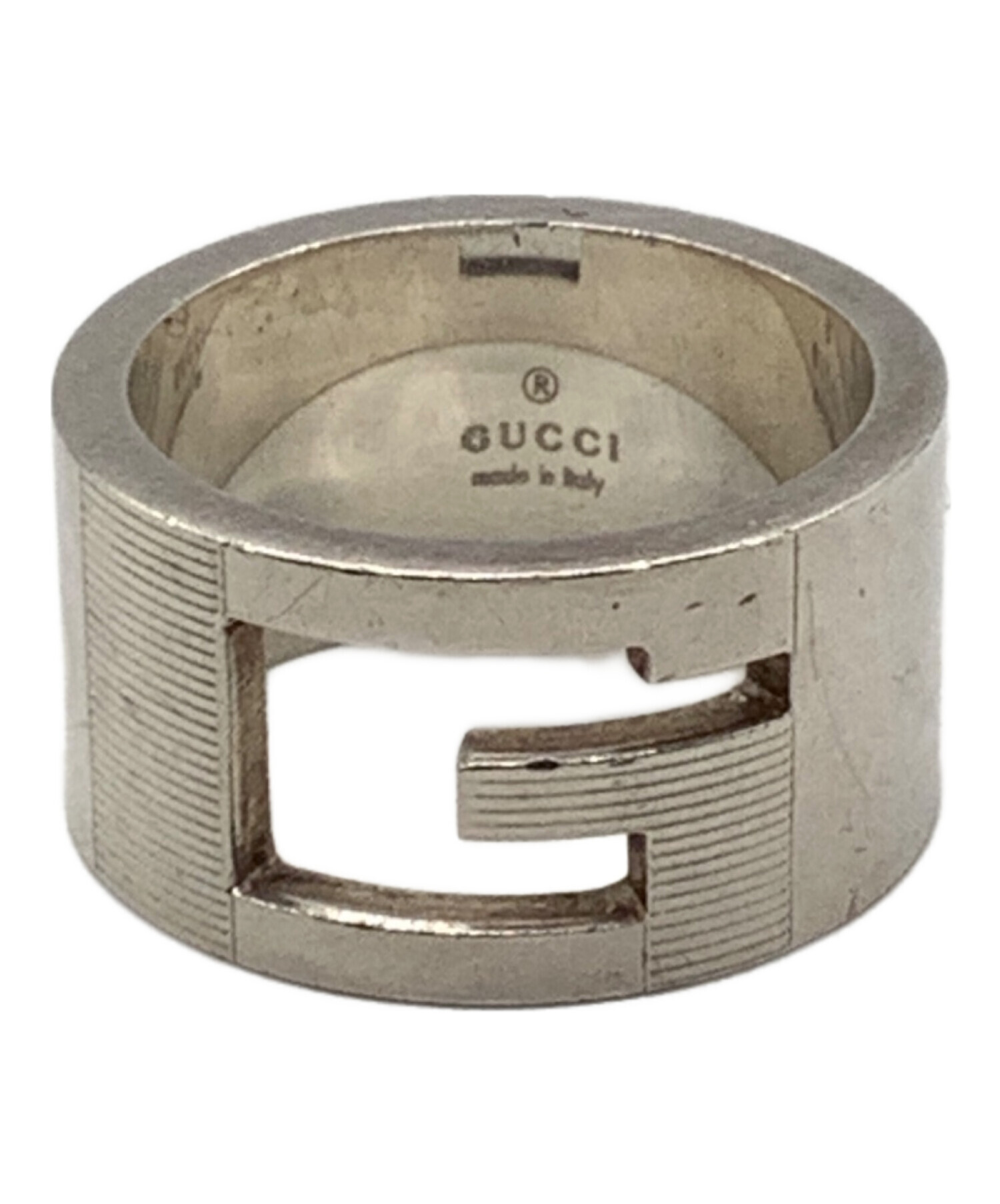 中古・古着通販】GUCCI (グッチ) ブランデッドGリング サイズ