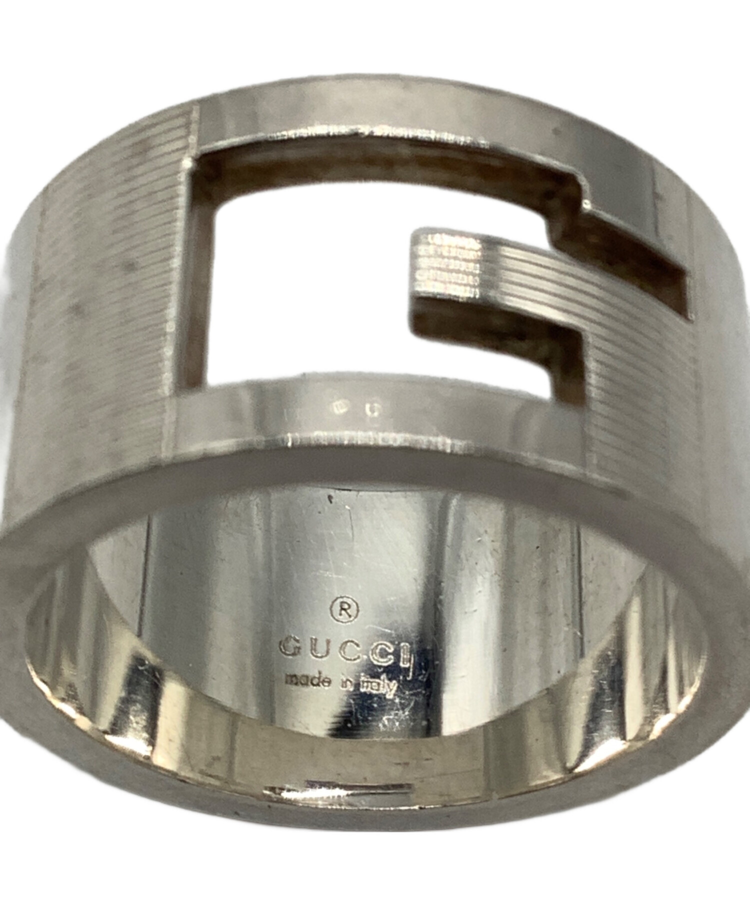 中古・古着通販】GUCCI (グッチ) ブランデッドGリング サイズ