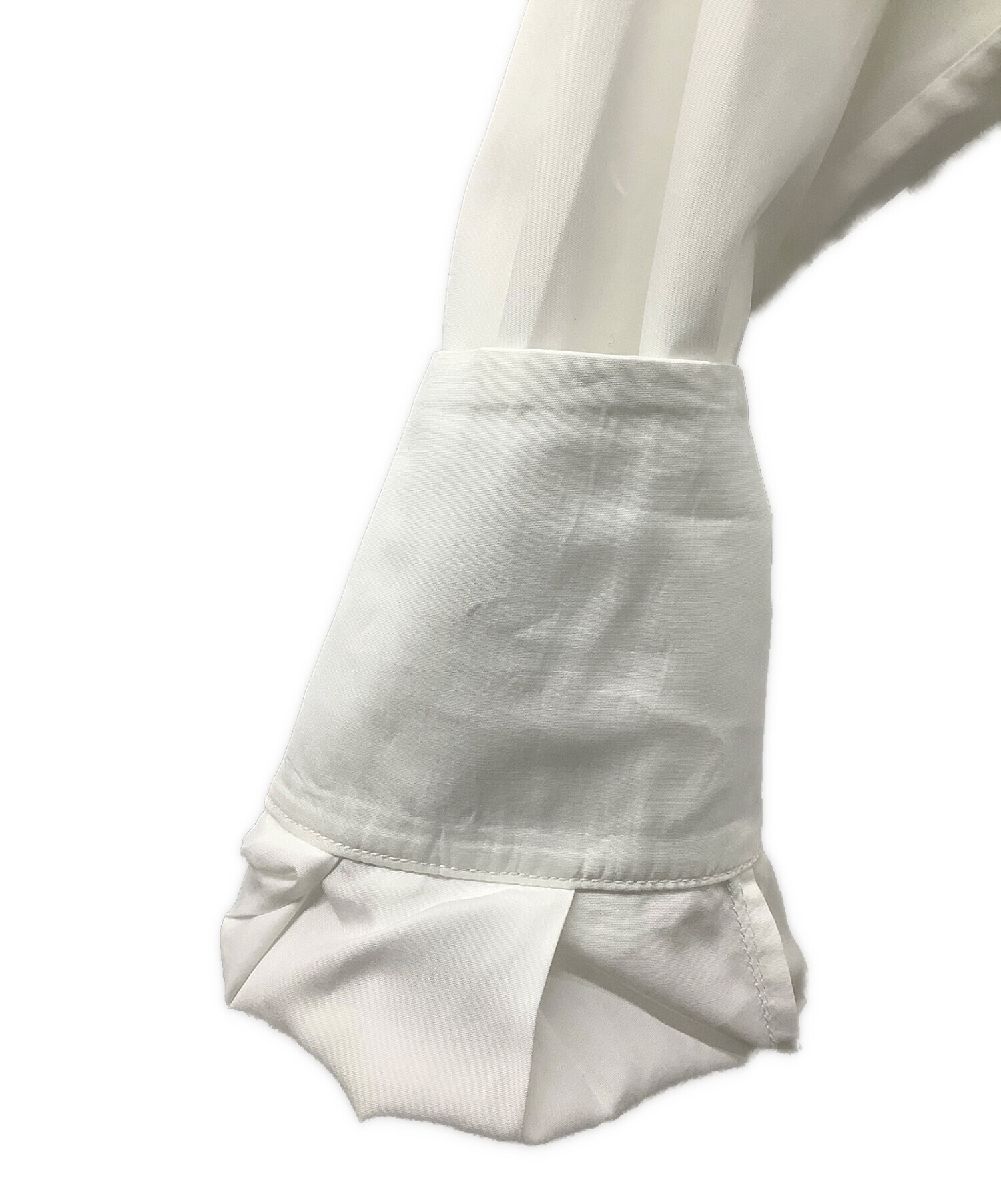 中古・古着通販】CHANEL (シャネル) 長袖ブラウス ホワイト サイズ:36