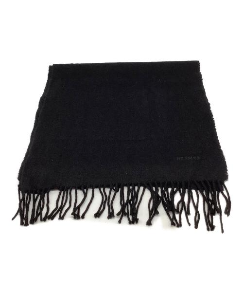 中古・古着通販】HERMES (エルメス) カシミヤストール ブラック