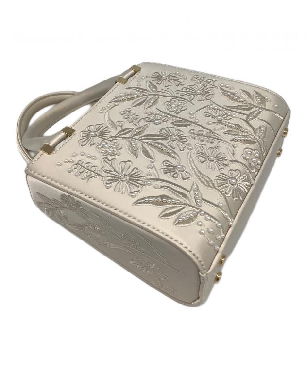 中古・古着通販】ZARA (ザラ) サテン風フェイクパールバッグ