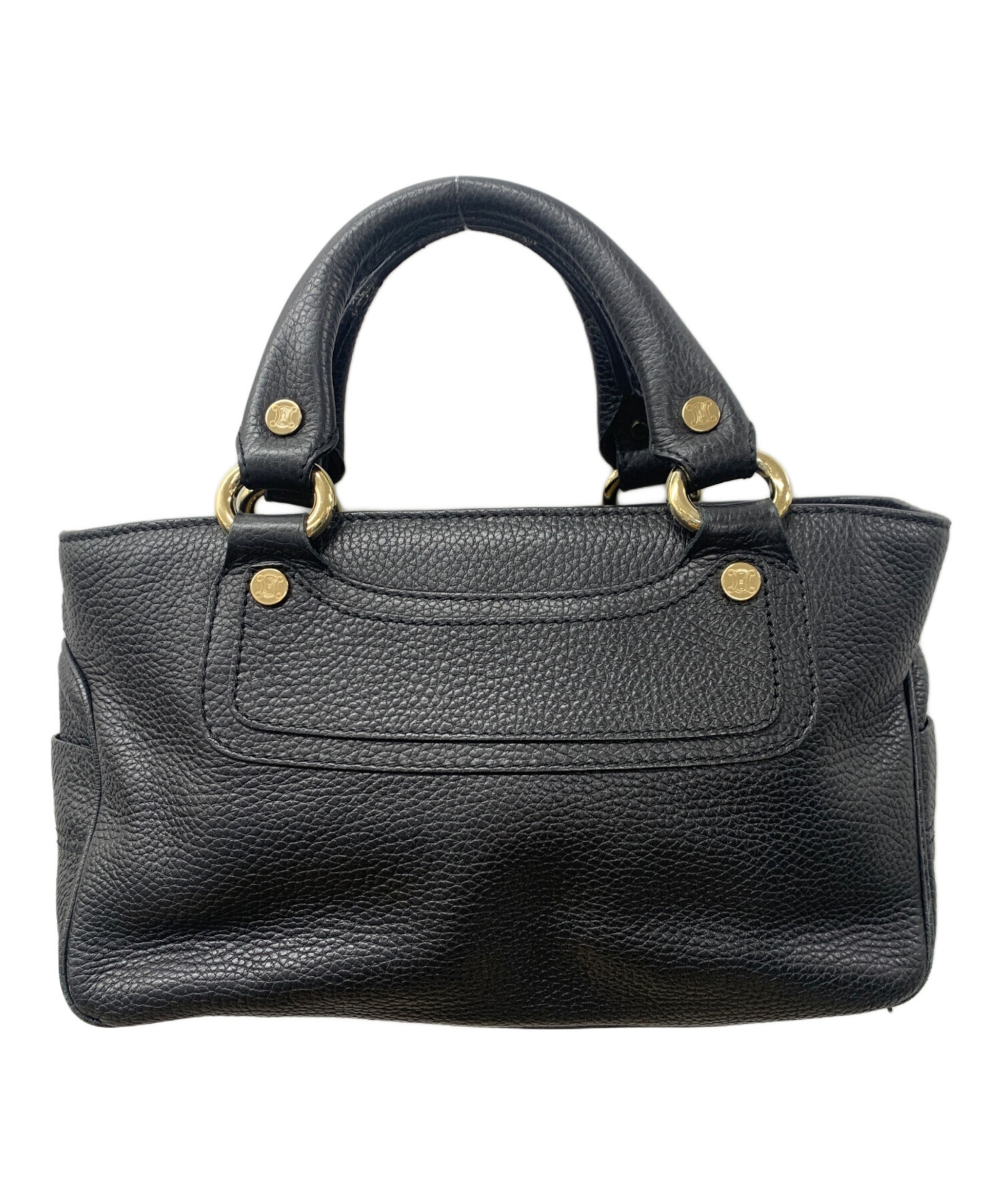 CELINE　セリーヌ　ブギーハンドバッグ 中古・古着通販】CELINE (セリーヌ) ブギーバッグ ブラック