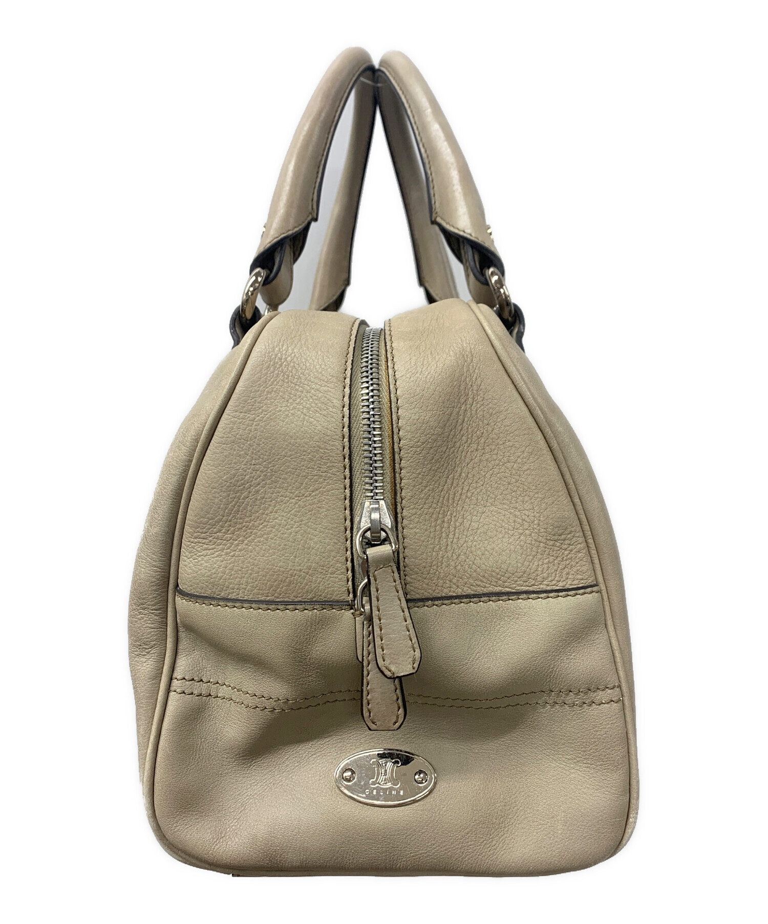 CELINE セリーヌ ブギーバッグ ハンドバッグ ベージュ ホワイト