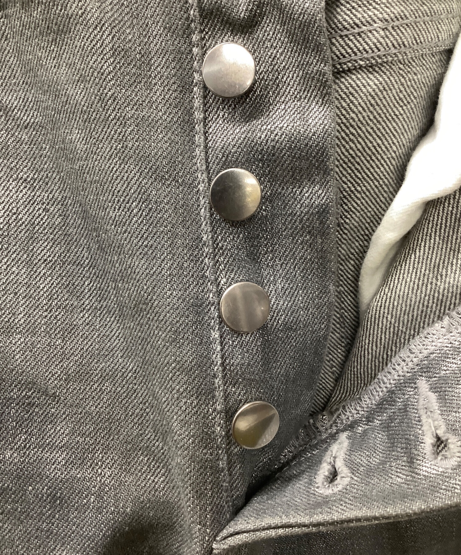 中古・古着通販】DIOR HOMME (ディオール オム) デニムパンツ グレー