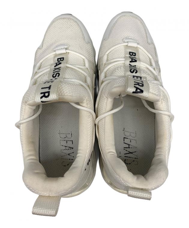 BEAXIS ホワイト スニーカー ダイヤル式 中古・古着通販】BEAXIS (ビーアクシス) バランスコアスニーカー
