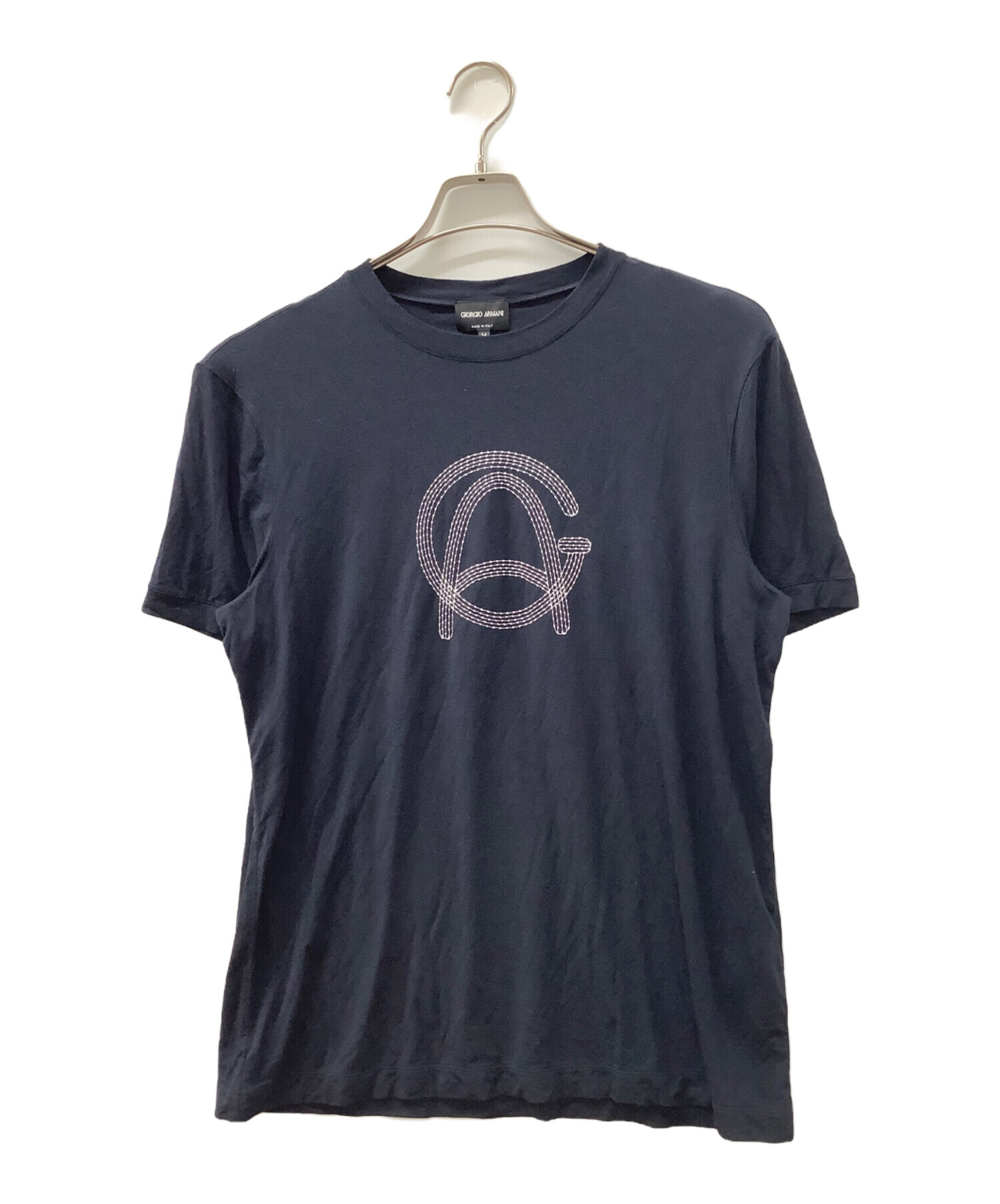 ジョルジオアルマーニ GIORGIOARMANI 半袖Tシャツ サイズ40 M - グレー 