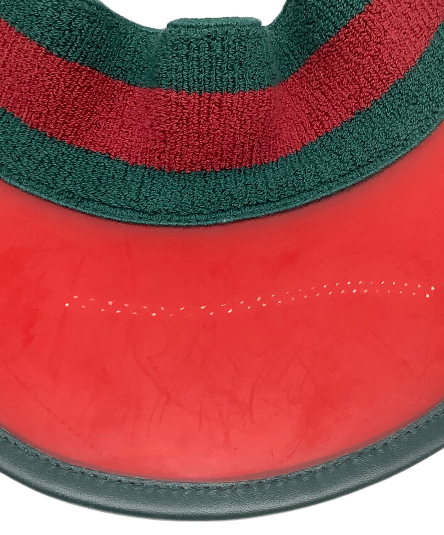 中古・古着通販】GUCCI (グッチ) シェリーライン レッド サイズ