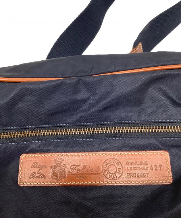 中古・古着通販】Felisi (フェリージ) ボディバッグ ブラウン×ネイビー
