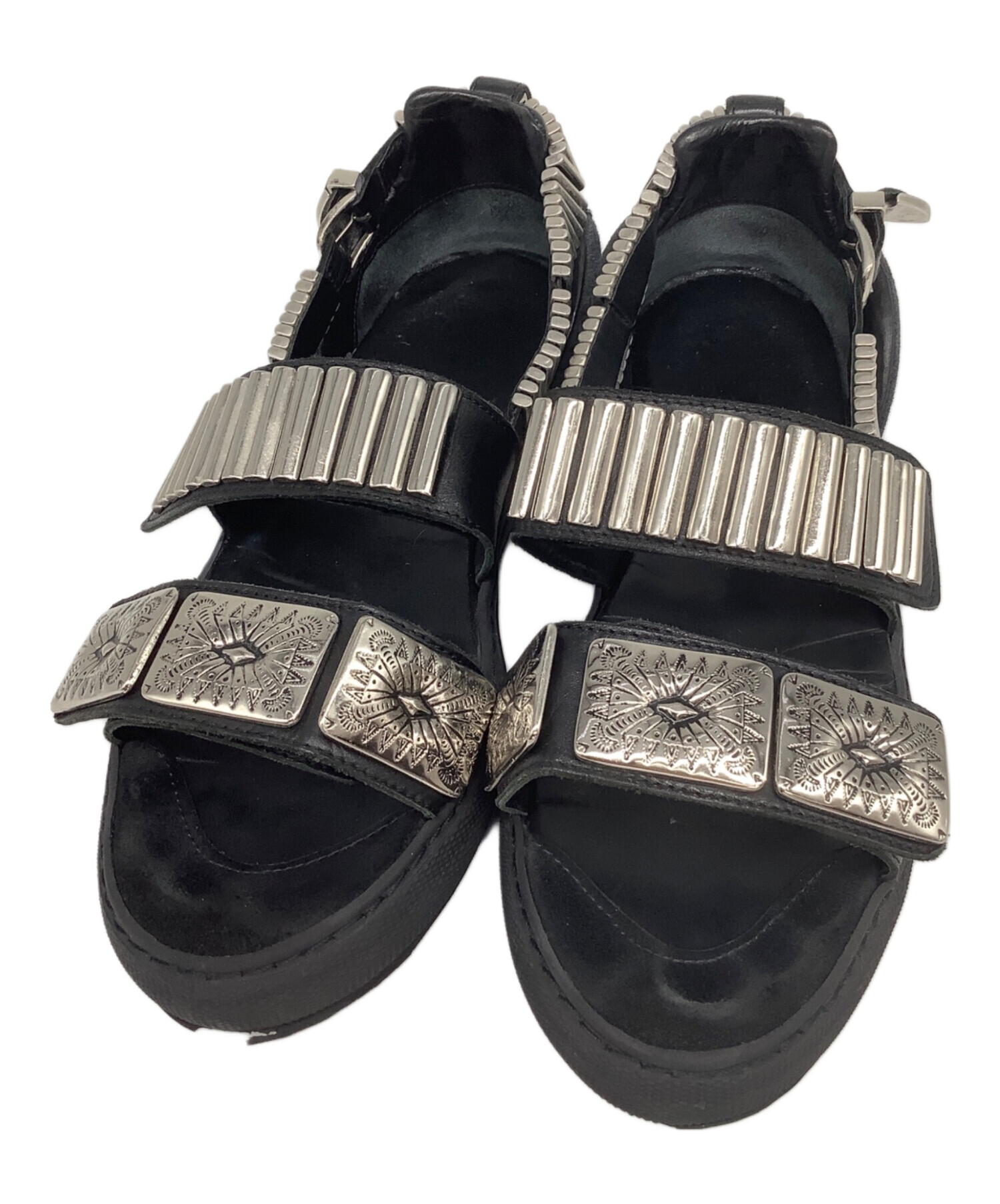 中古・古着通販】TOGA PULLA (トーガ プルラ) サンダル ブラック 