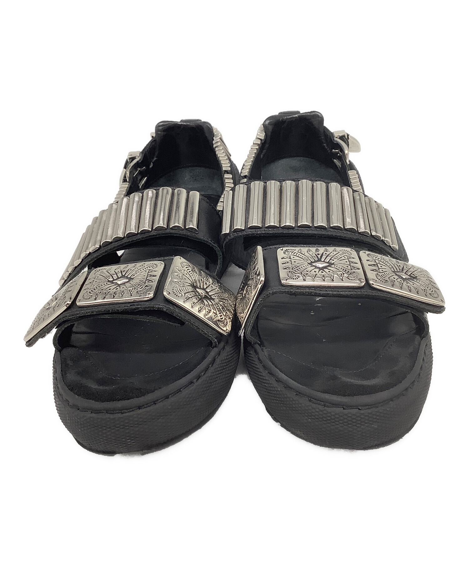 中古・古着通販】TOGA PULLA (トーガ プルラ) サンダル ブラック 