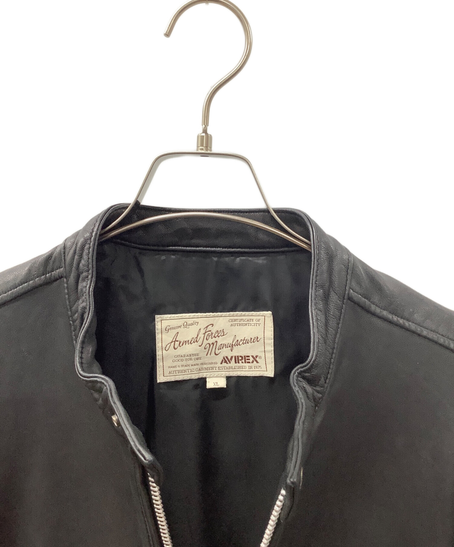 中古・古着通販】AVIREX (アヴィレックス) レザージャケット 中古・古着通販】AVIREX (アヴィレックス) レザージャケット